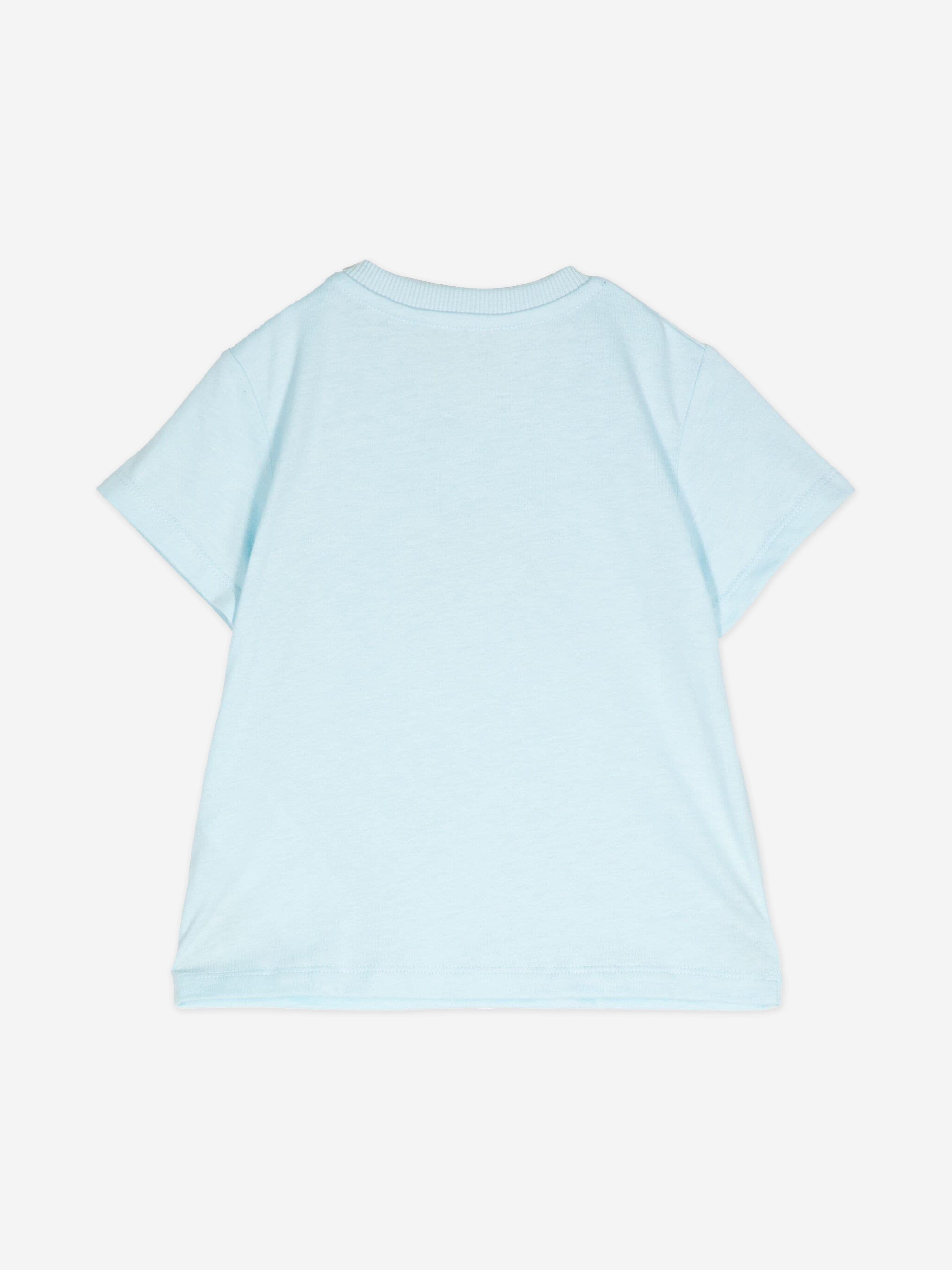 Baby Bear Logo T-Shirt With Gift Box in Blue