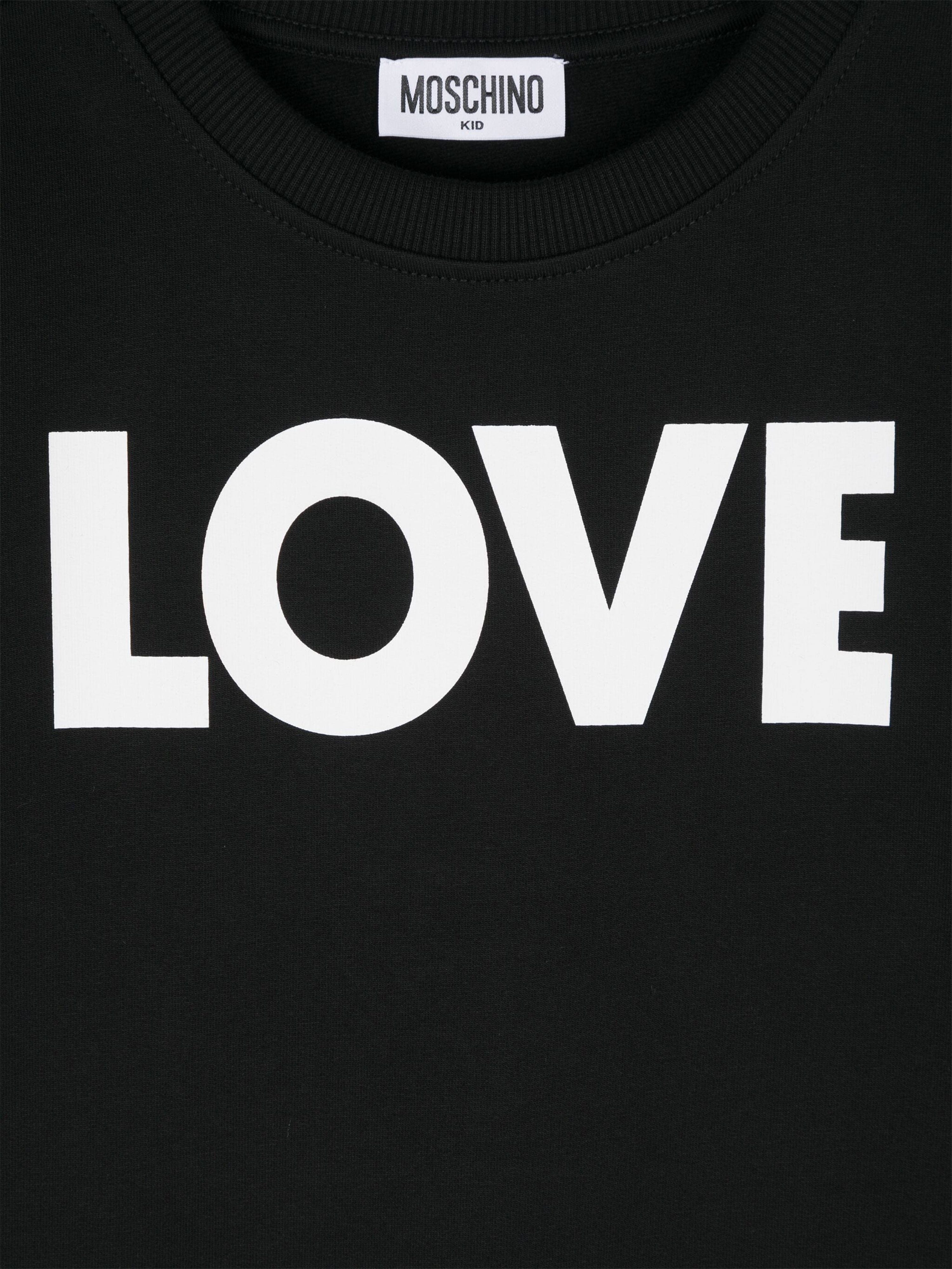 Girls Love Jersey Dress in Black