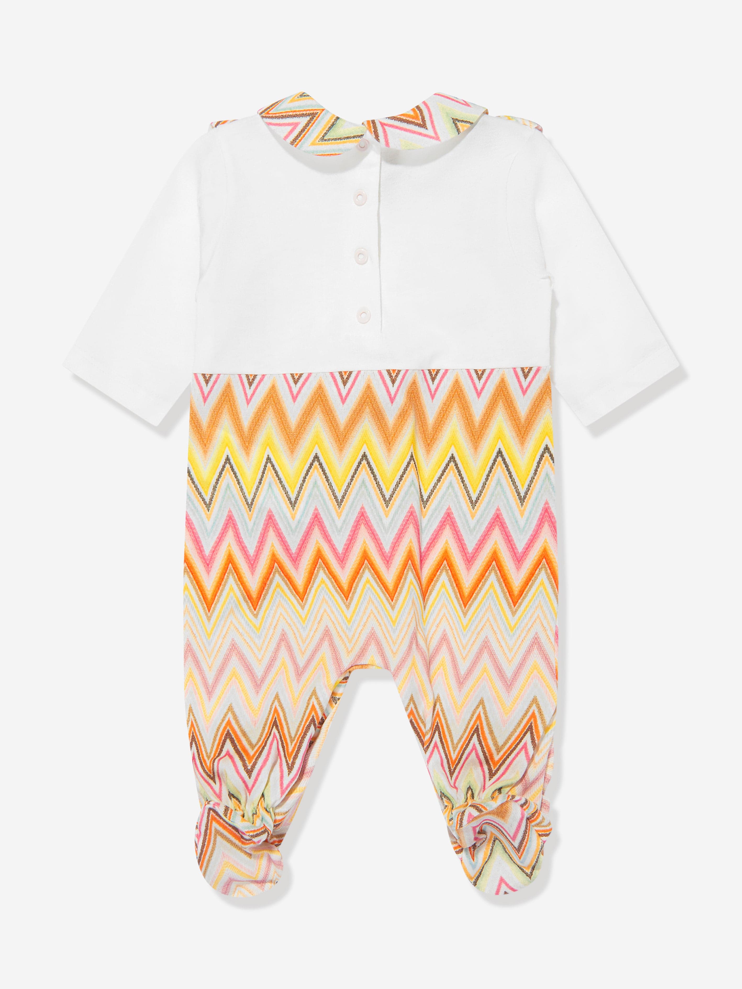 Missoni Baby Girls Zigzag Babygrow Gift Set in Multicolour