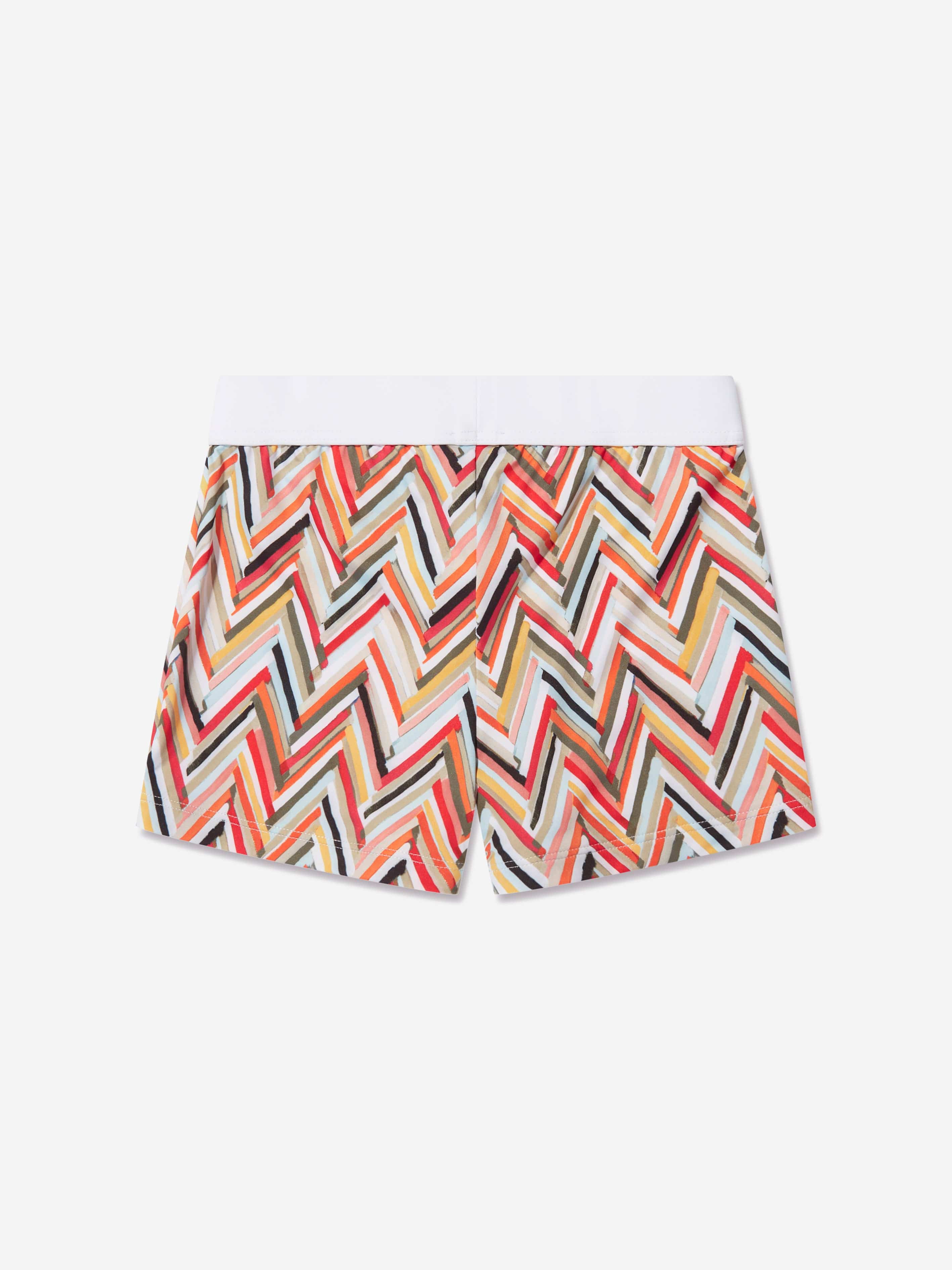 Missoni Boys Zigzag Swim Shorts in Multicolour