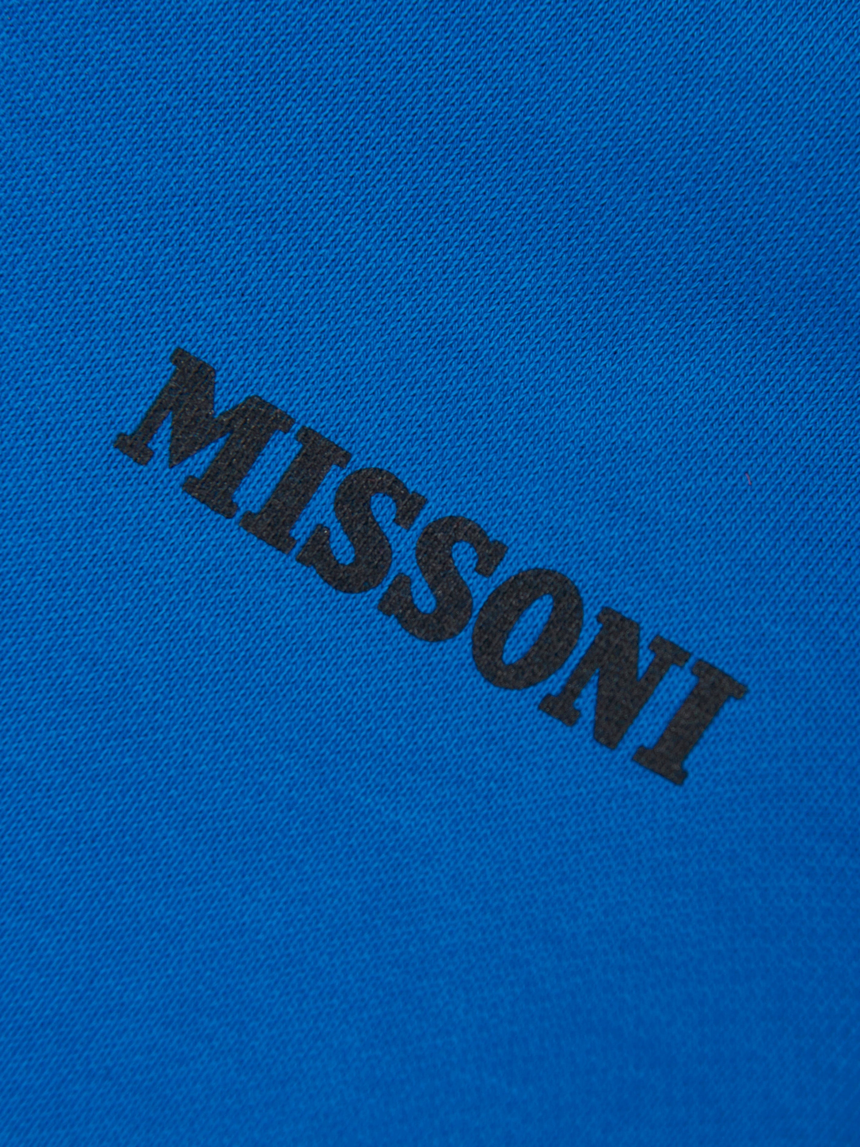 Boys Zigzag Zip Up Top in Blue