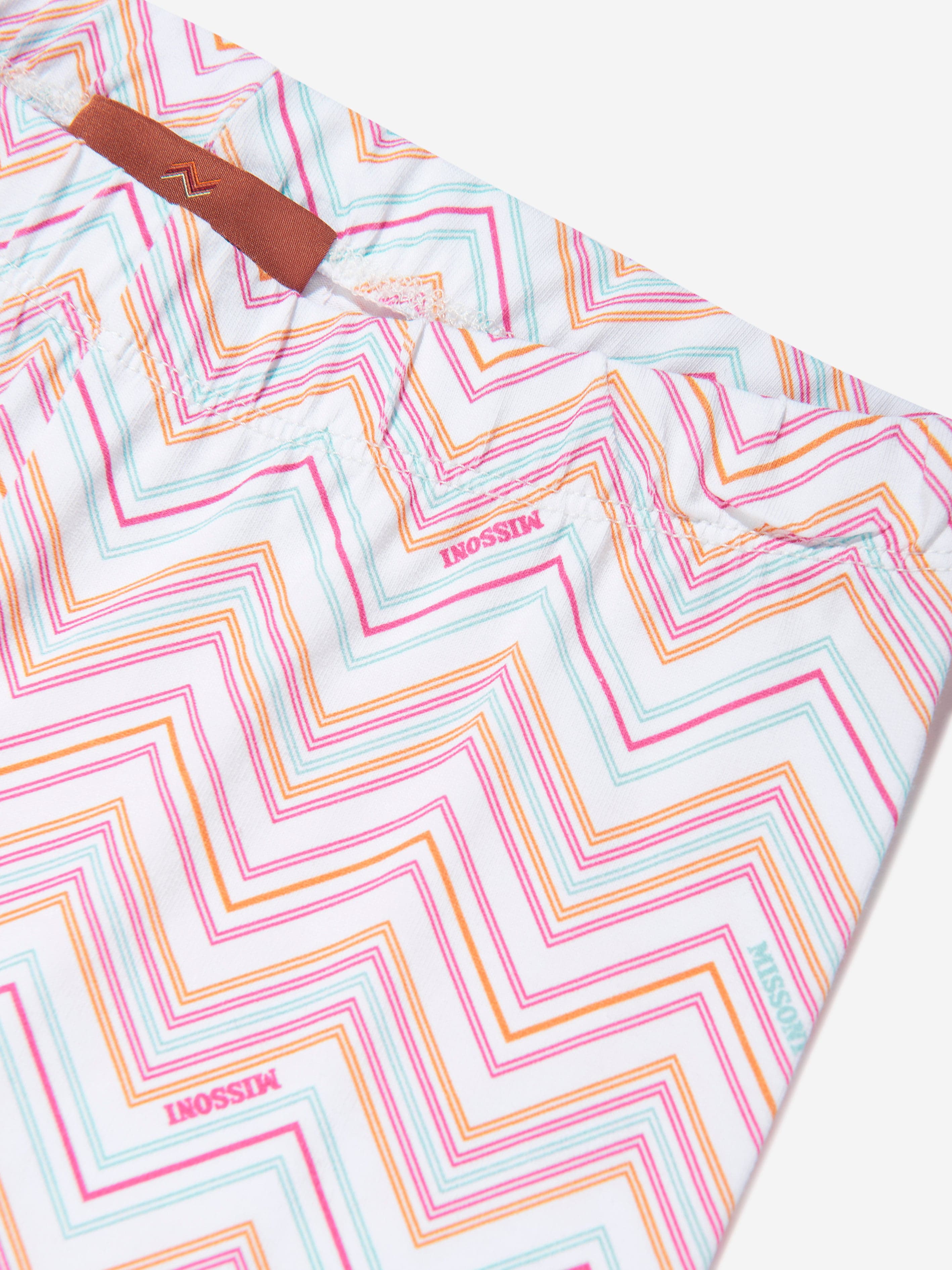 Girls Zigzag Leggings in Multicolour