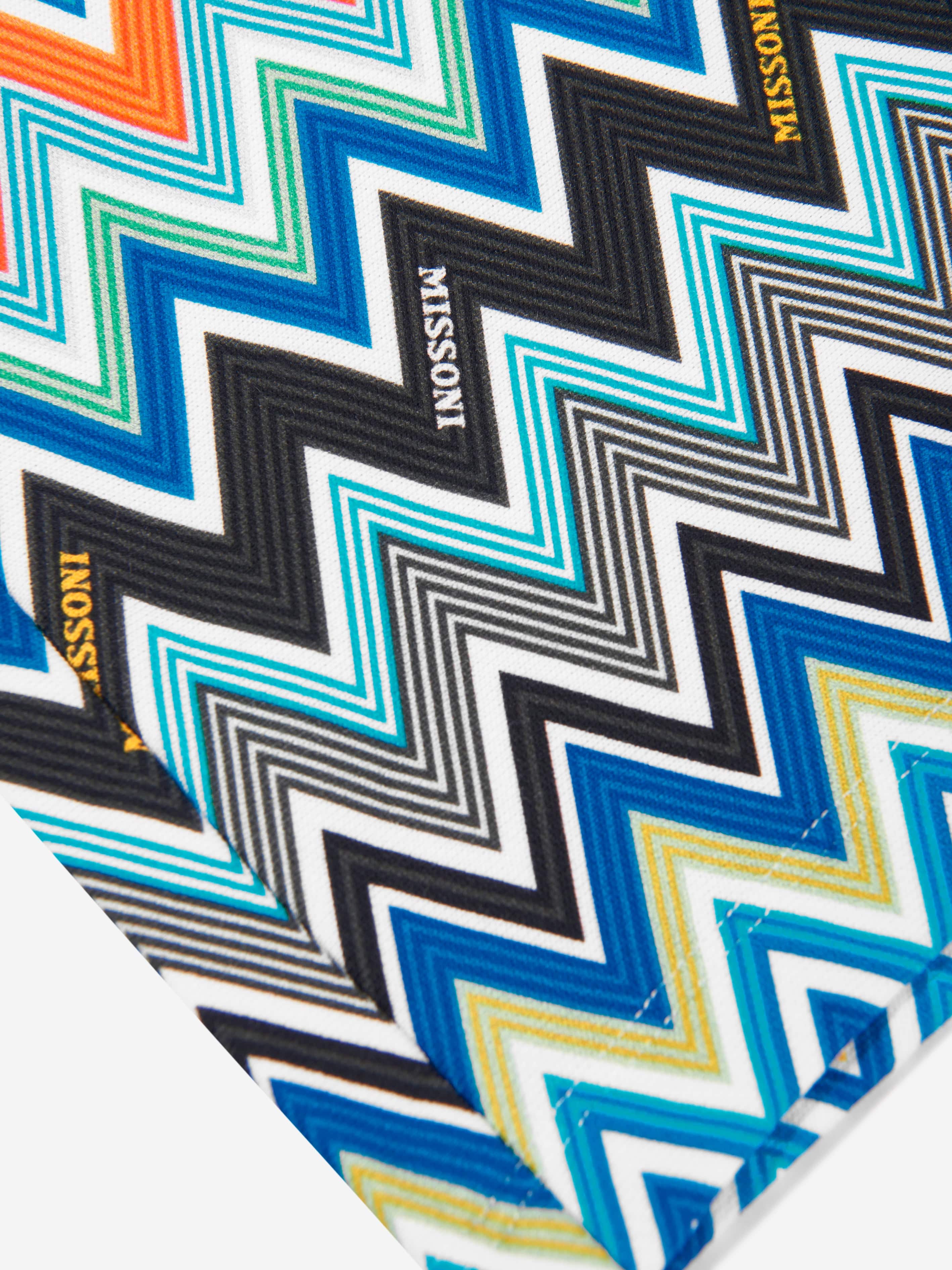 Boys Zigzag Jersey Shorts in Blue