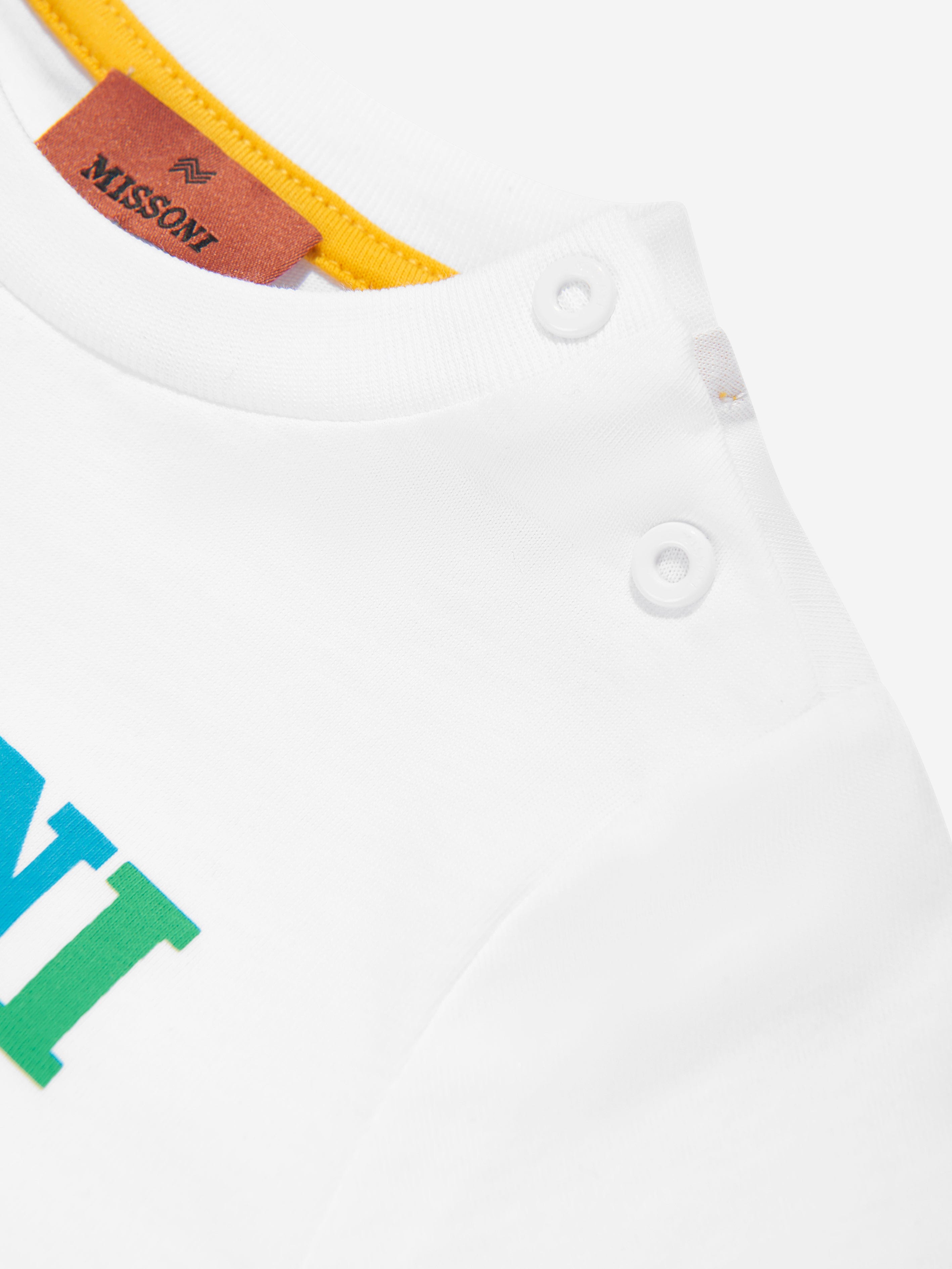 Baby Boys Logo T-Shirt in White