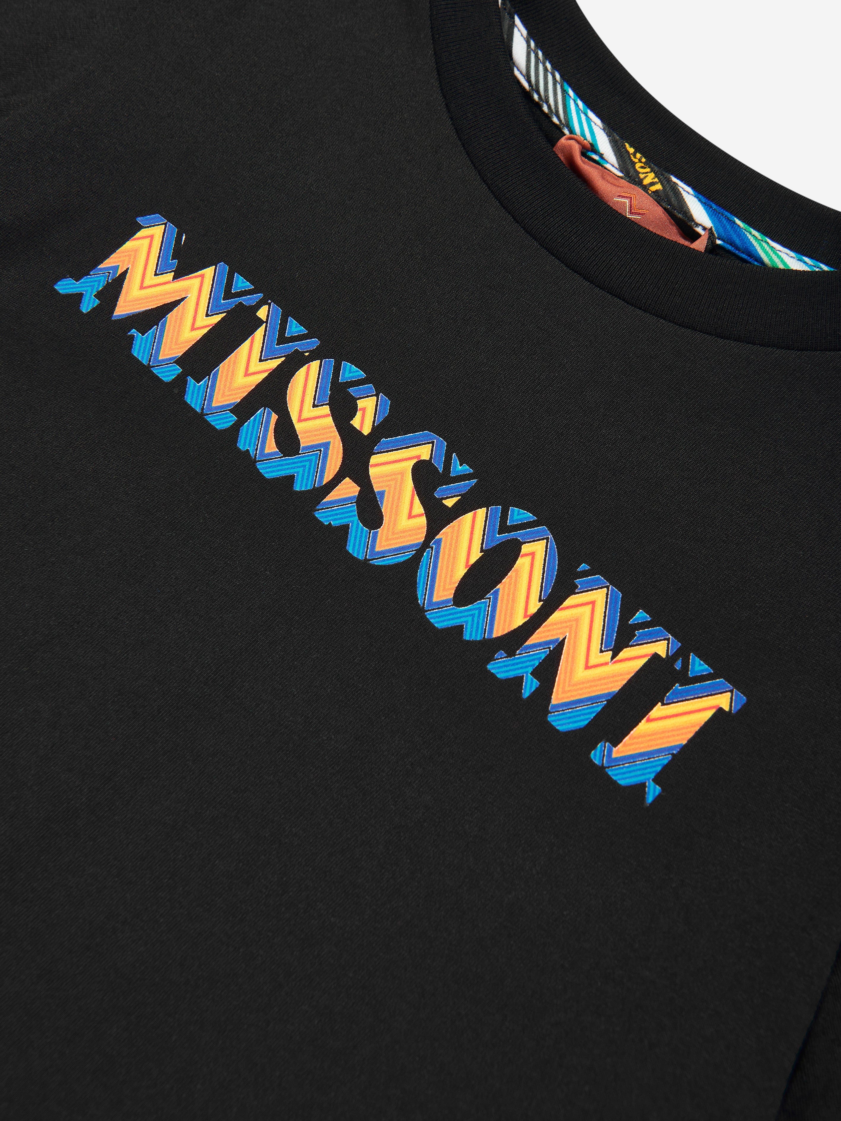 Boys Logo T-Shirt in Black