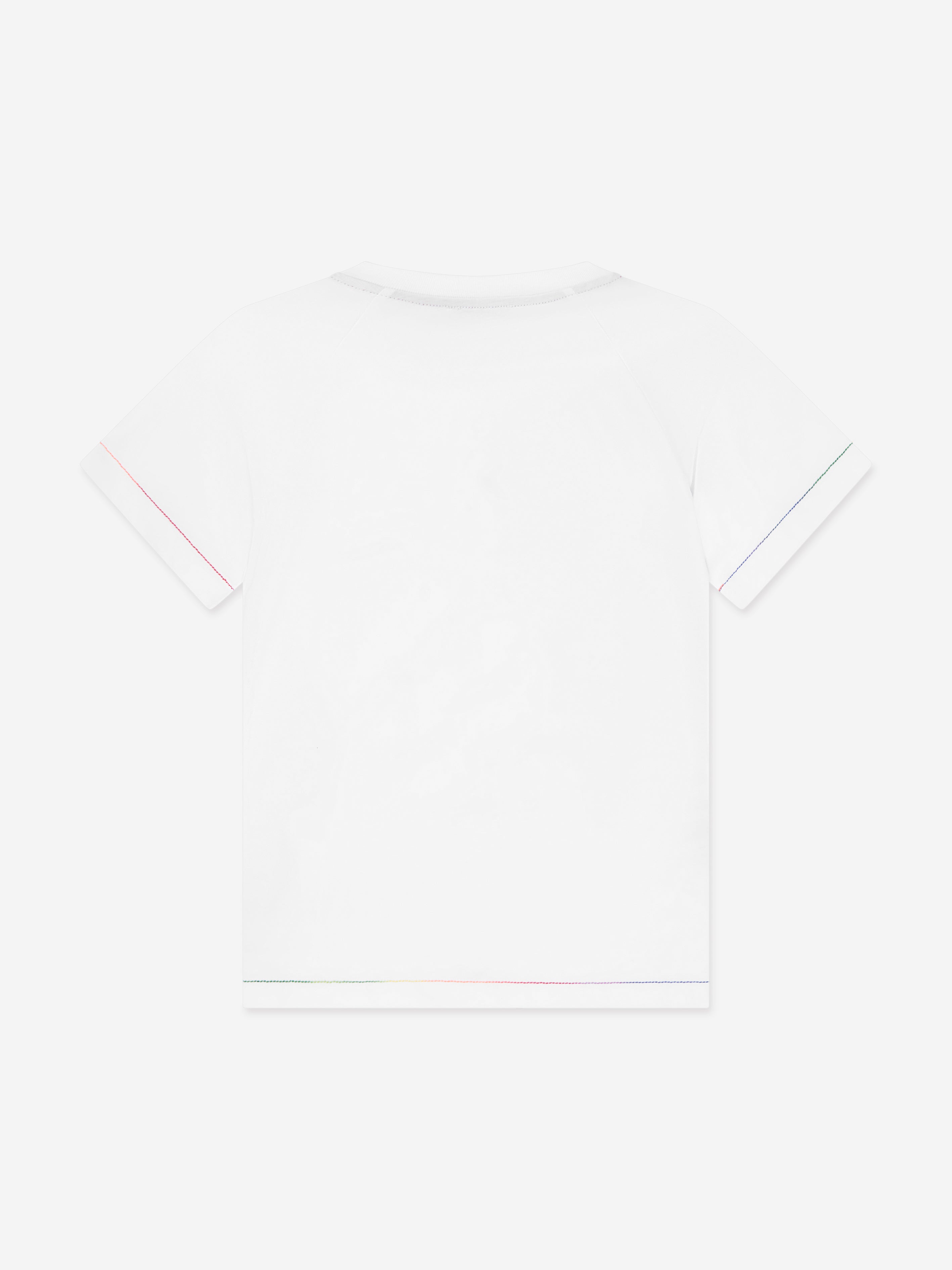 Boys Zigzag Logo T-Shirt in White