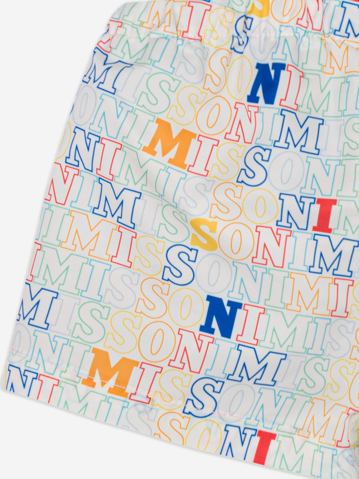 Short de bain logo multicolore pour bébés garçons