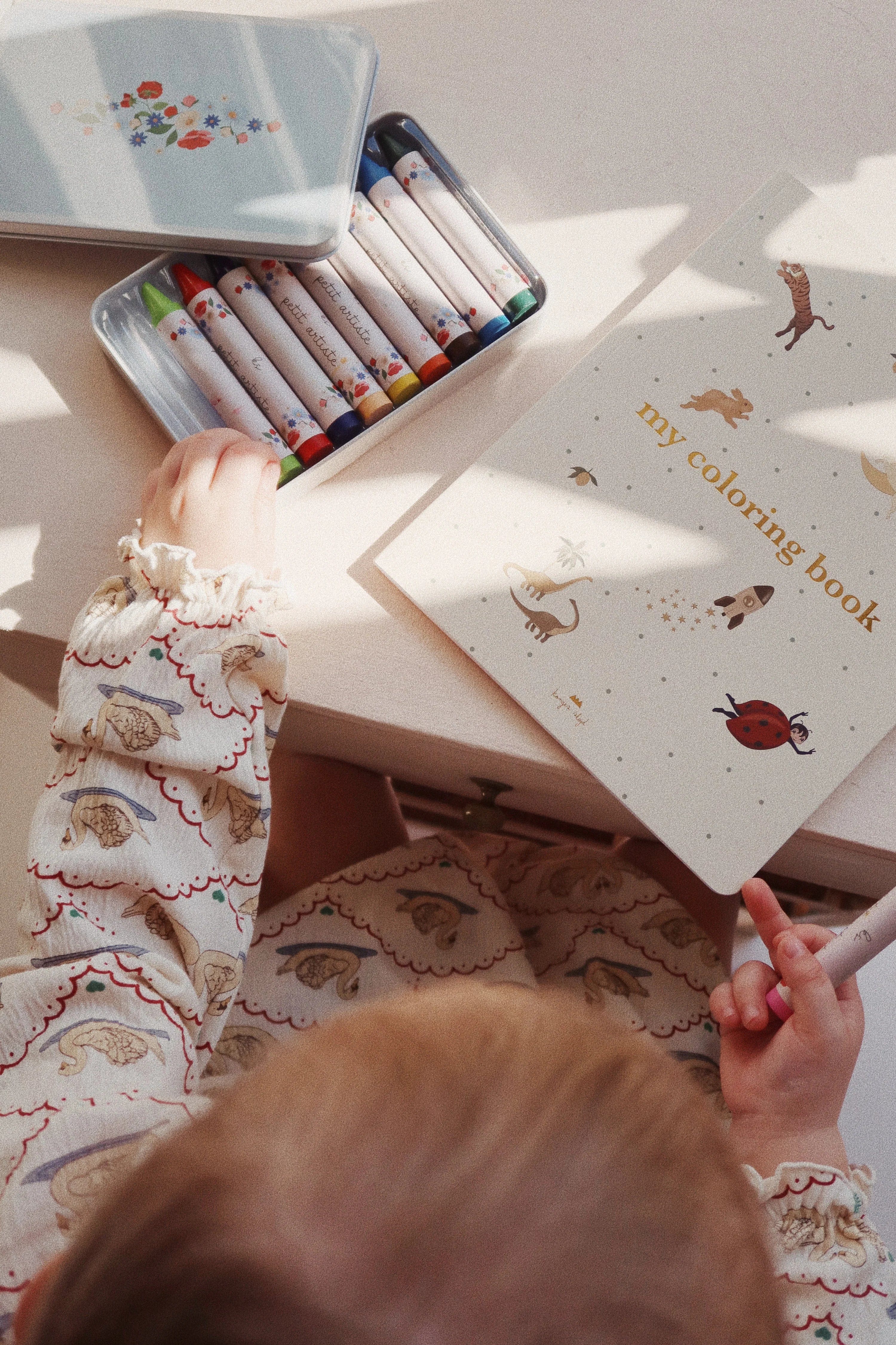 Konges Slojd Kids Colouring Book in Multicolour
