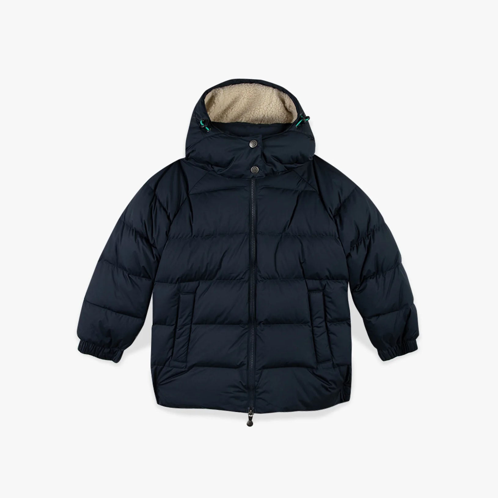 Boys Girls Navy Padded Down Coat(Bonton x Pyrenex)