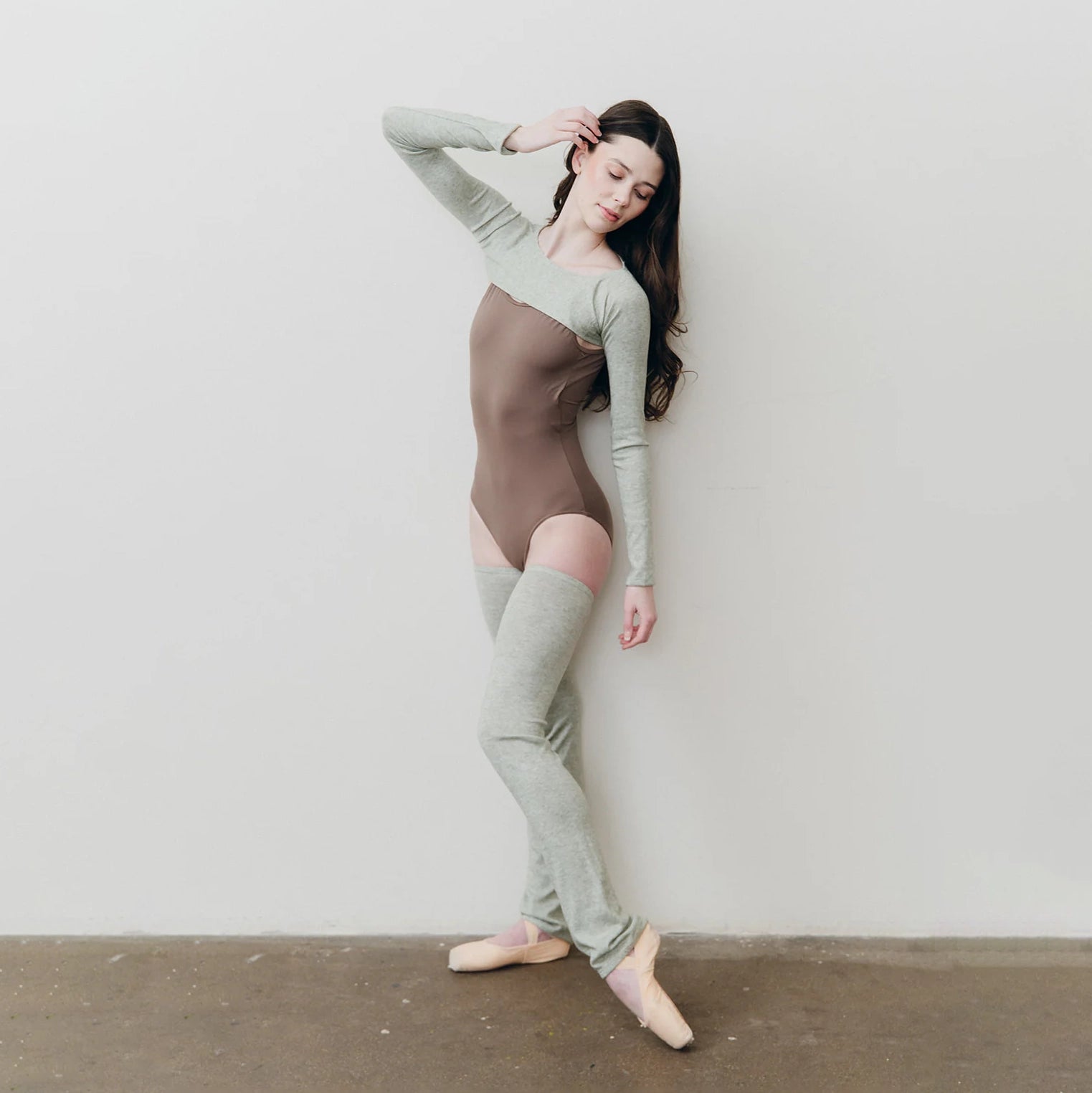 Women Light Green Ballet Leg Warmers(Morning - Leg Warmer)