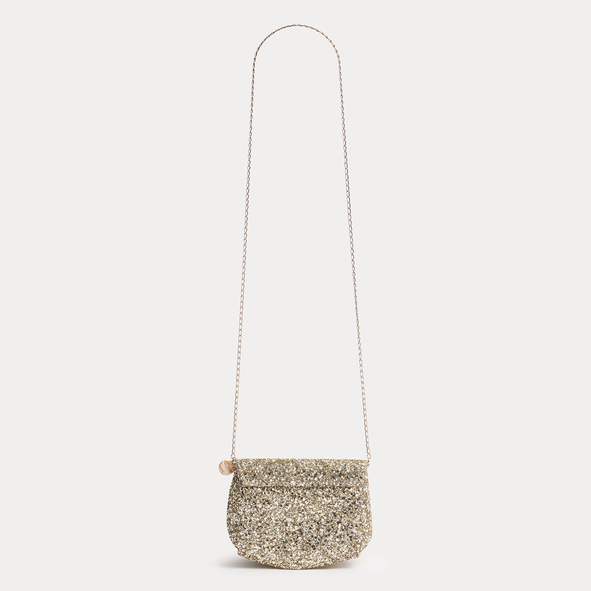 Girls Gold Sequin Shoulder Bag