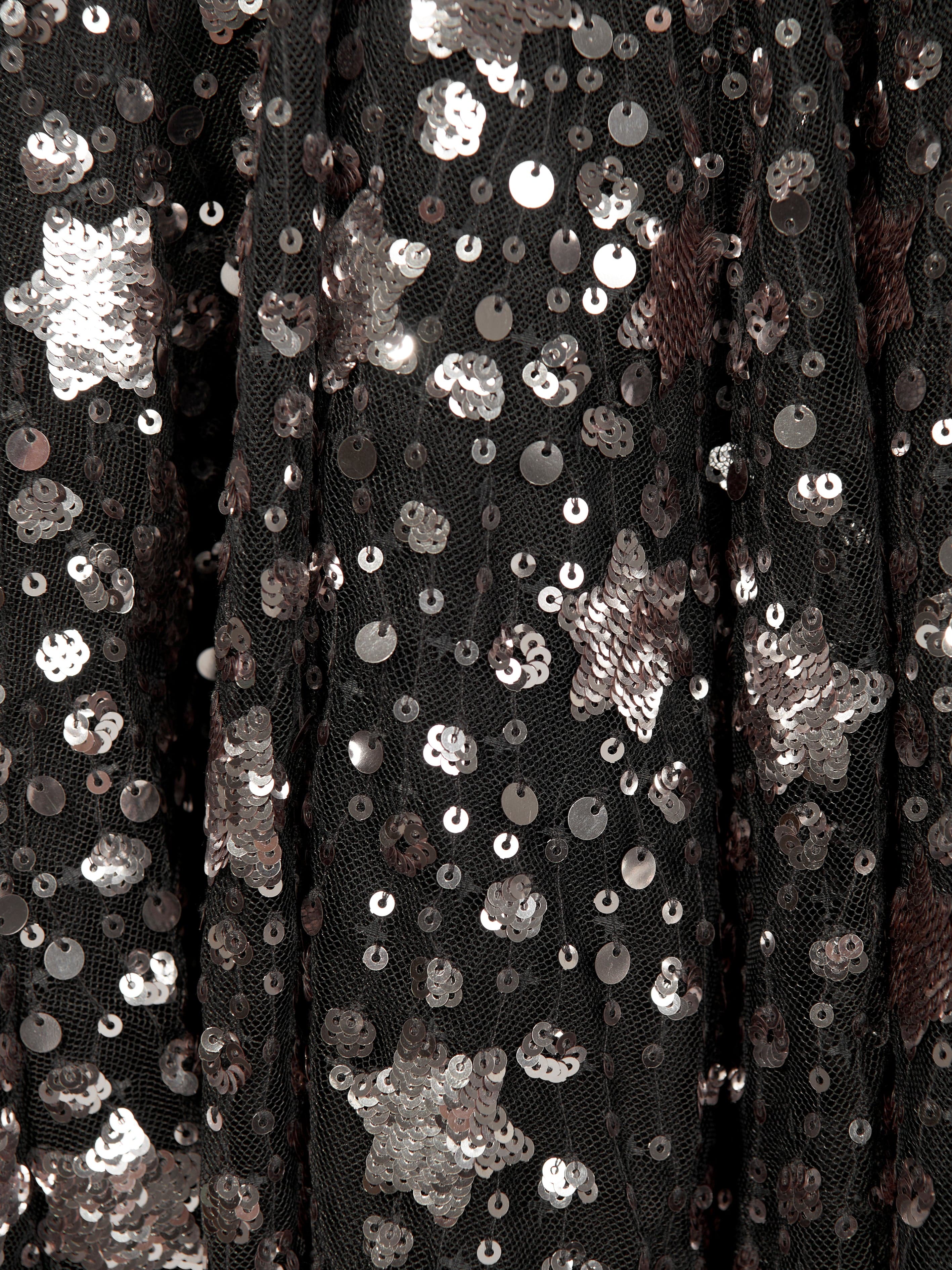 Needle & Thread Girls Shooting Stars Dress in Black