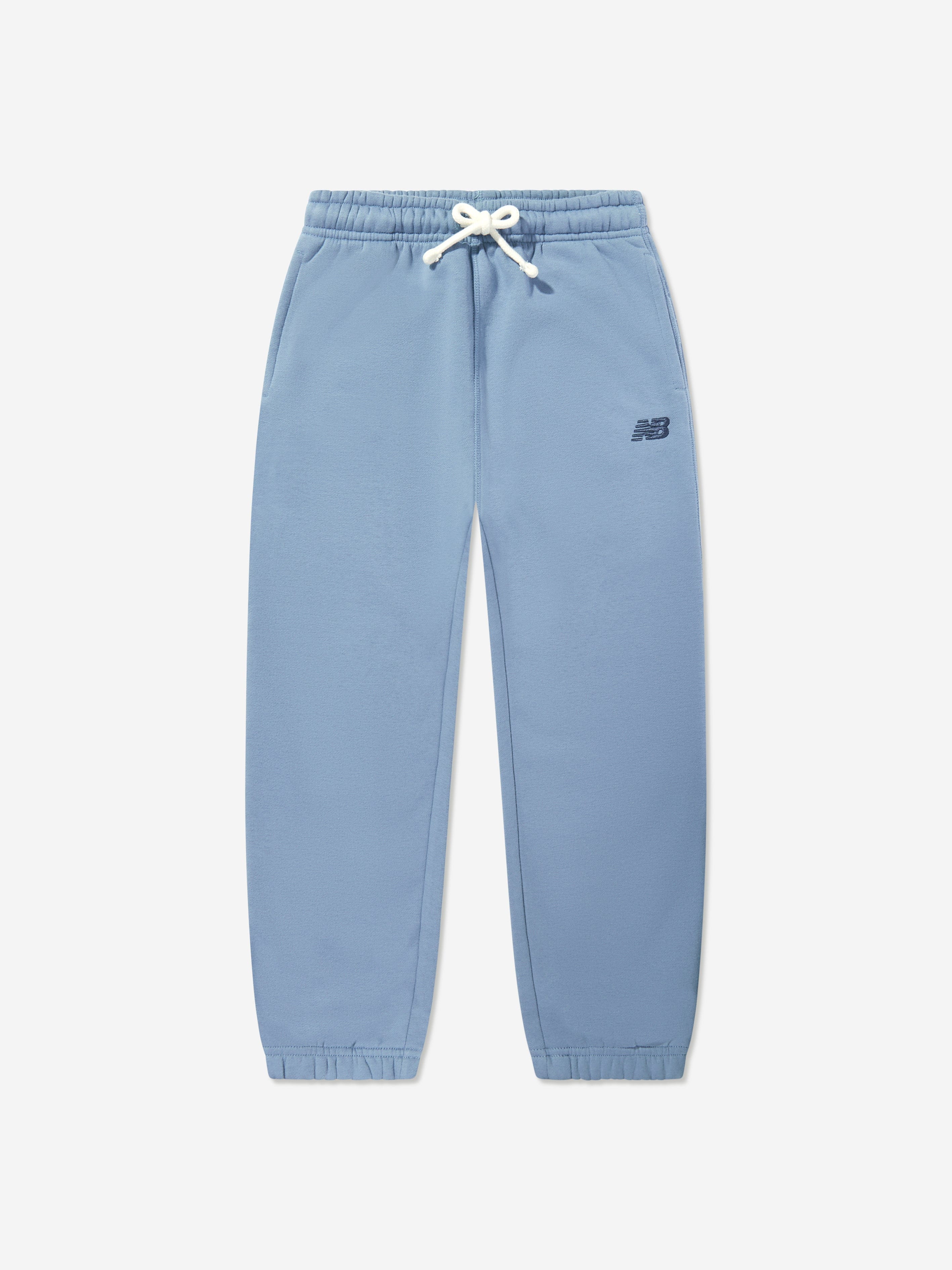 New Balance Boys Brush Back Small Logo Tracksuit in Blue