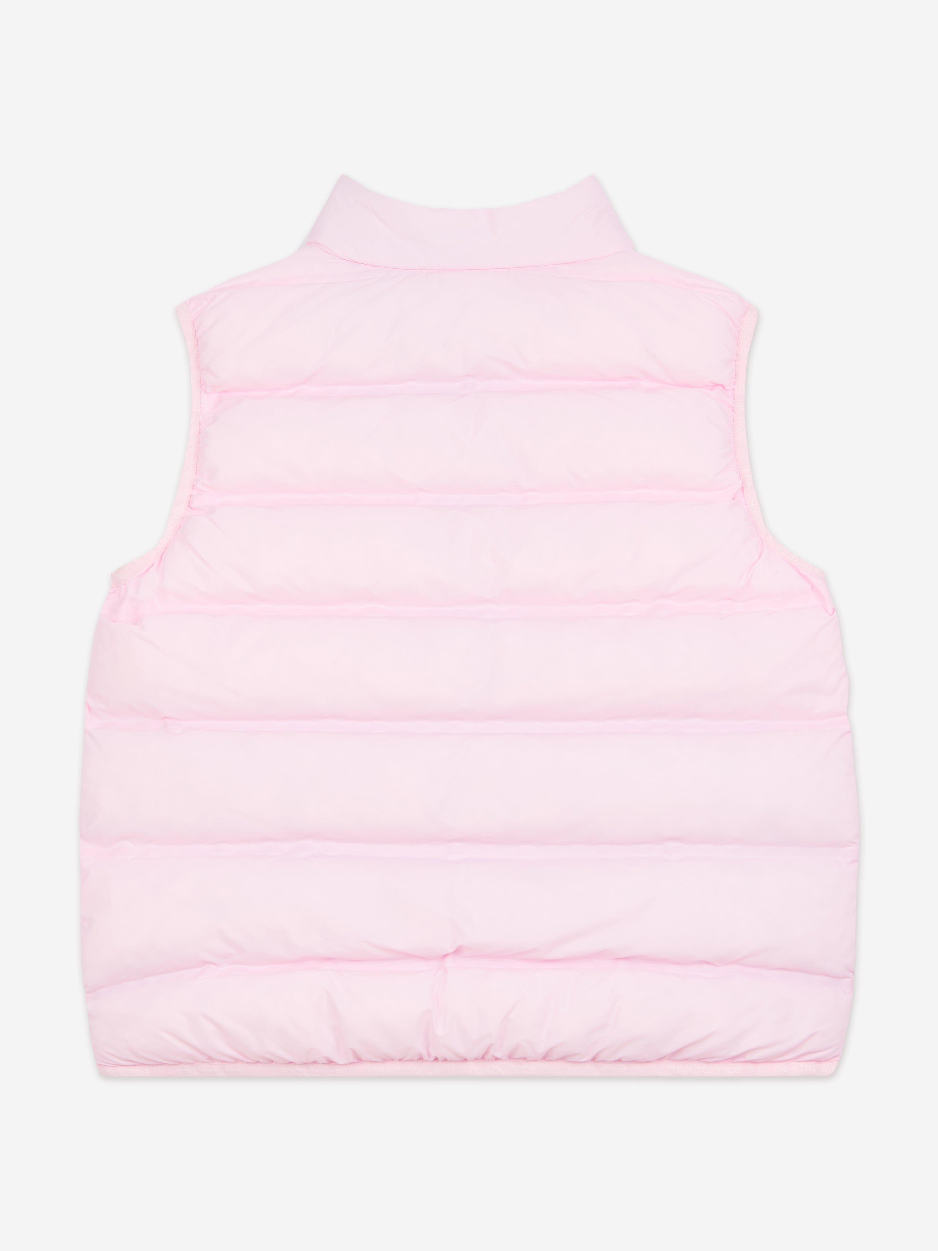 New Balance Girls Bond Quilted Gilet in Pink