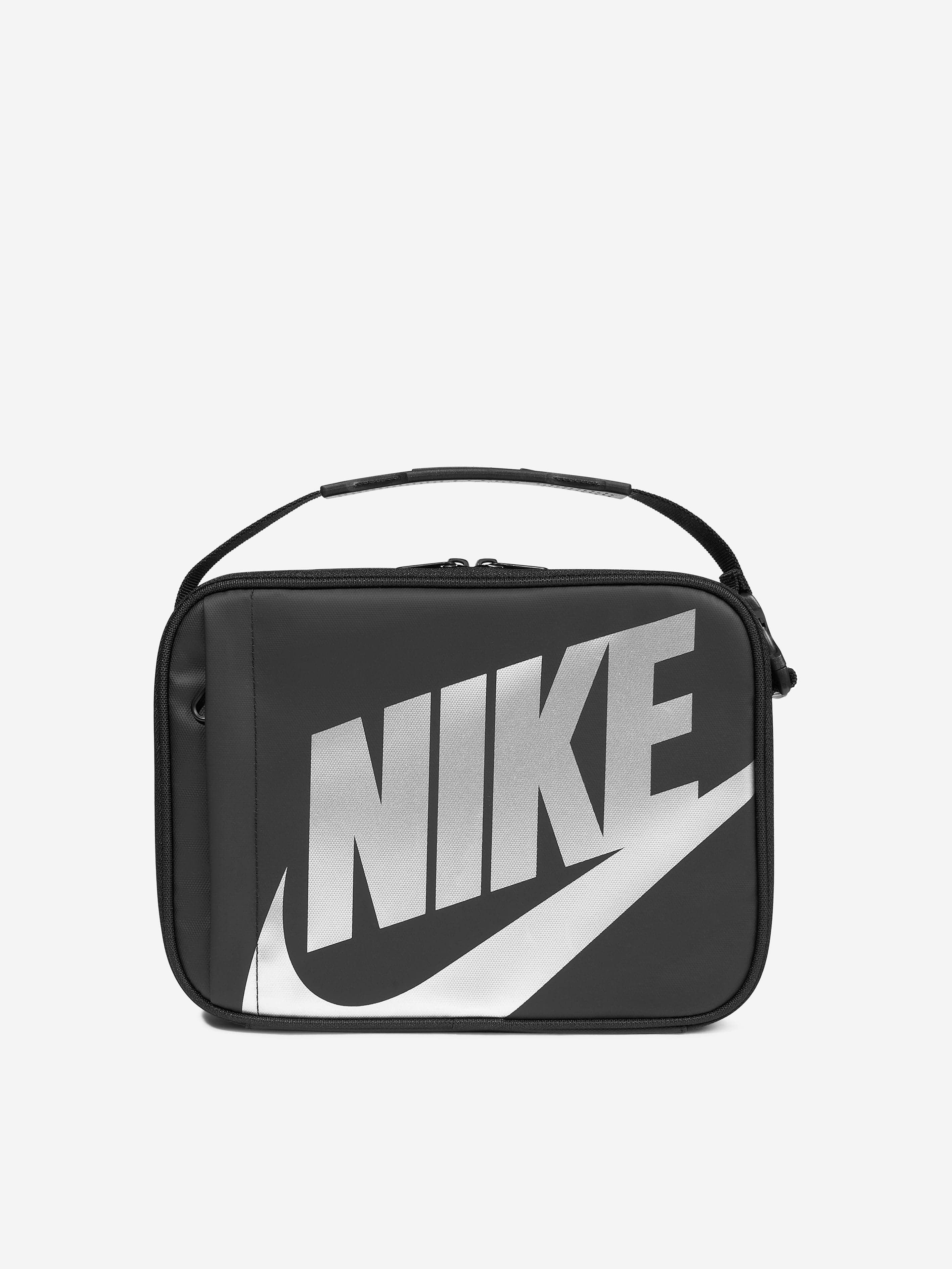 Kids Futura Coated Fuel Pack Lunch Bag in Black (26cm)