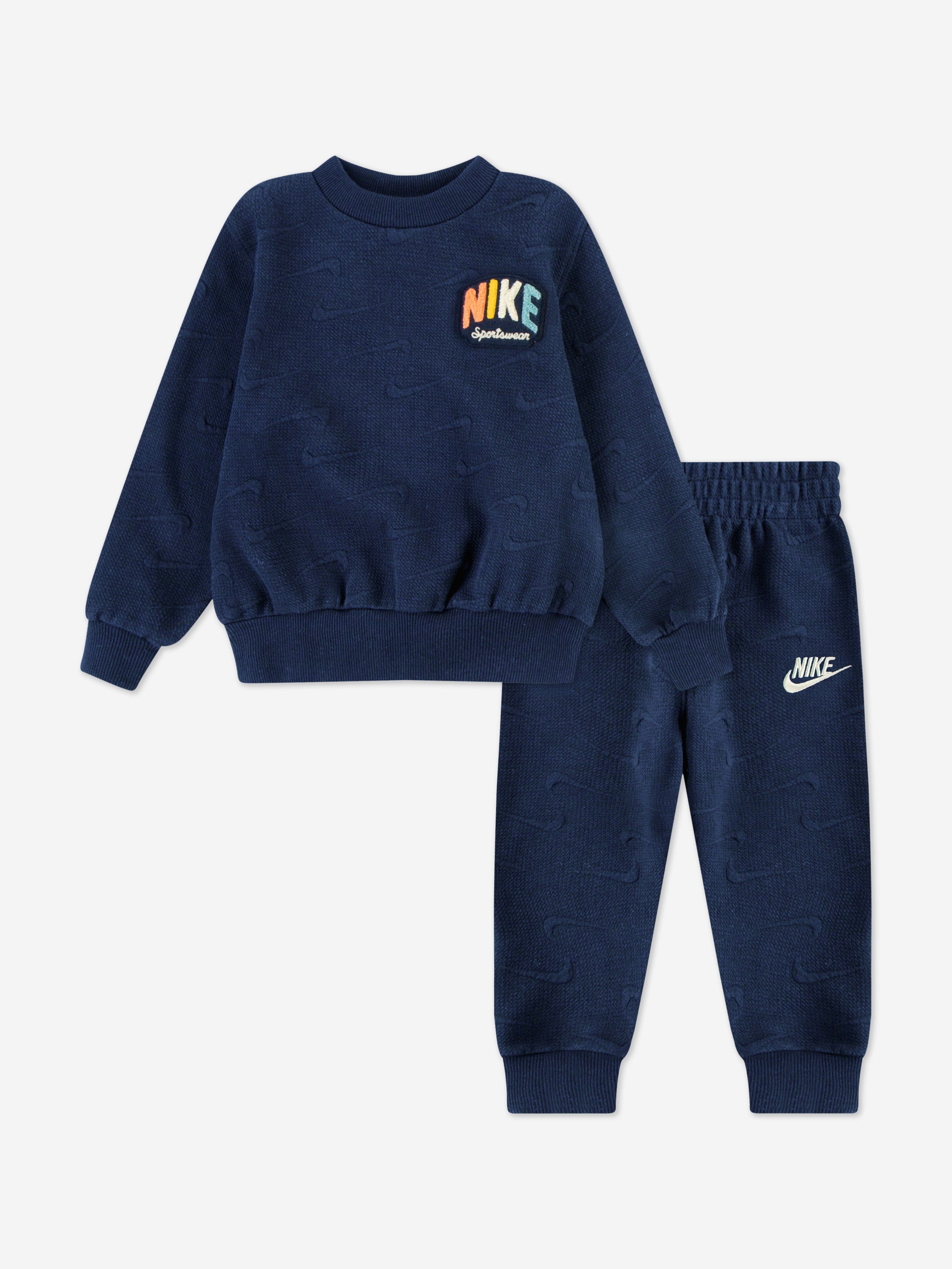 Boys NSW Jacquard Logo Tracksuit in Navy