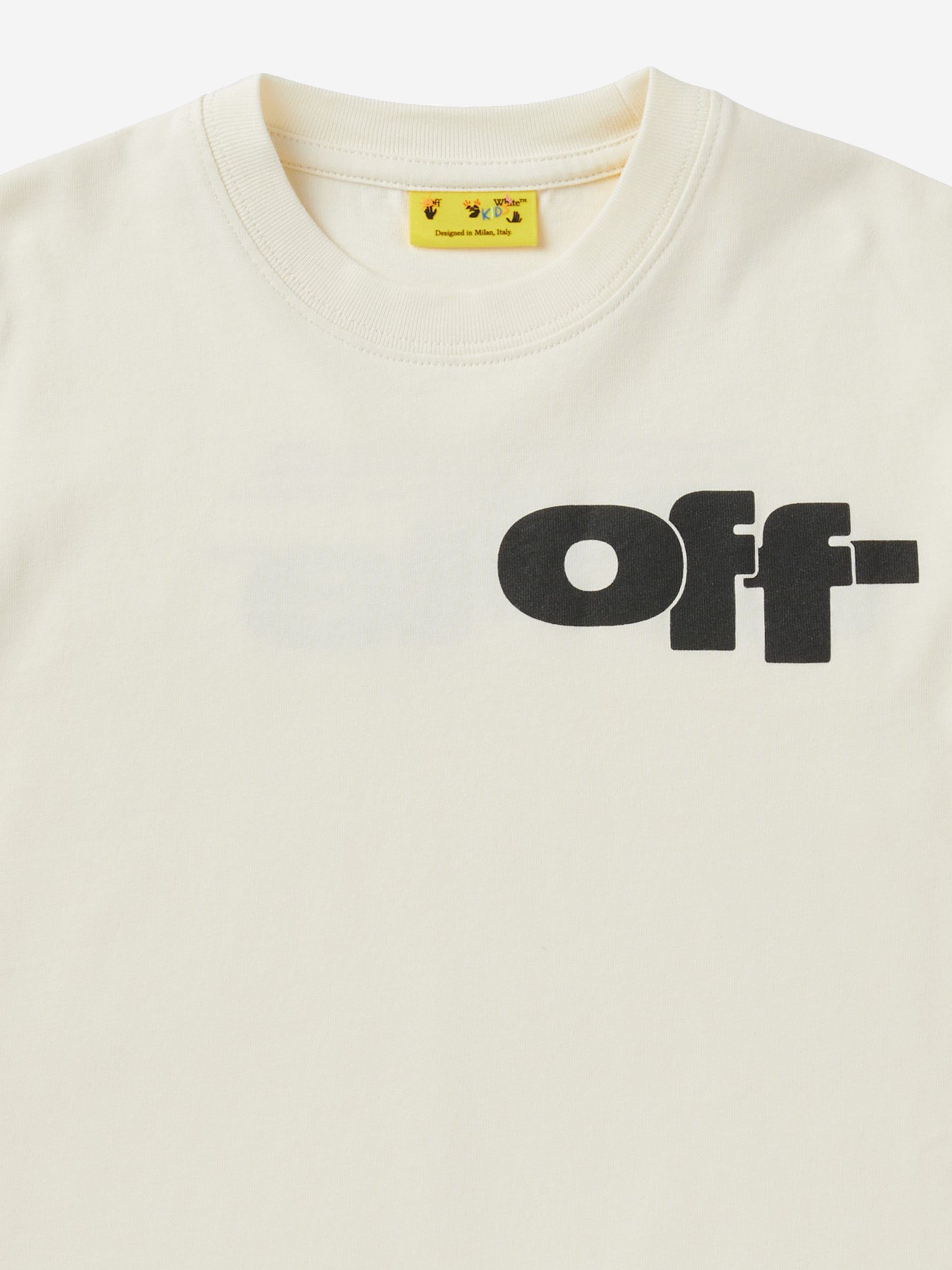 Off-White Kids Type Graphic T-Shirt in White
