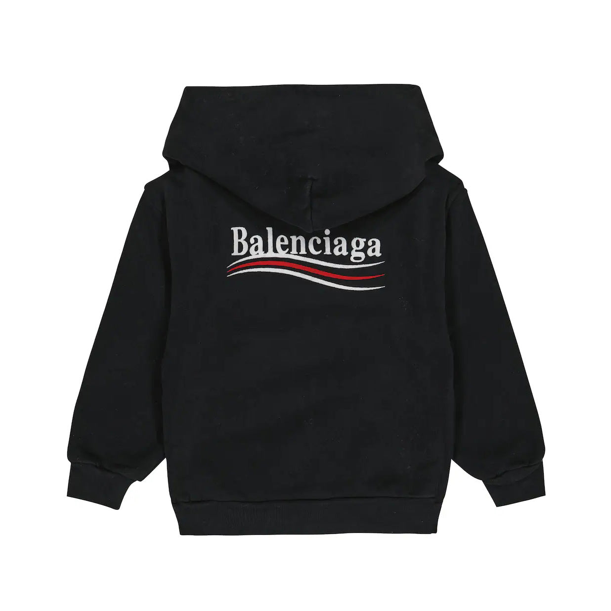 Boys & Girls Black Logo Hooded Sweatshirt