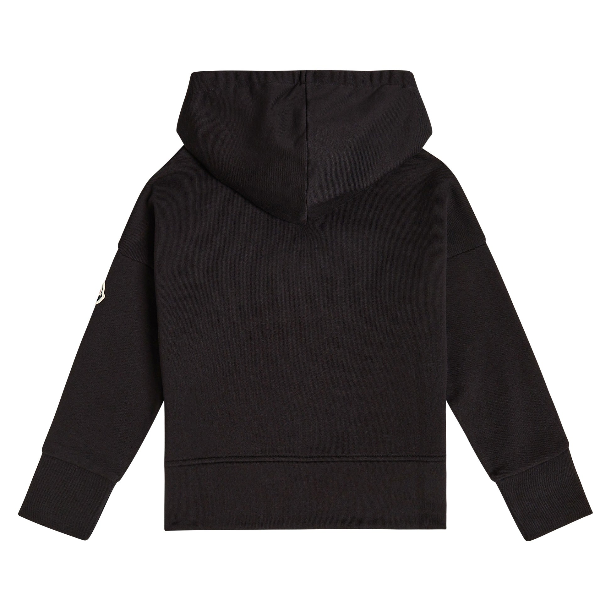 Girls Black Logo Hooded Sweatshirt