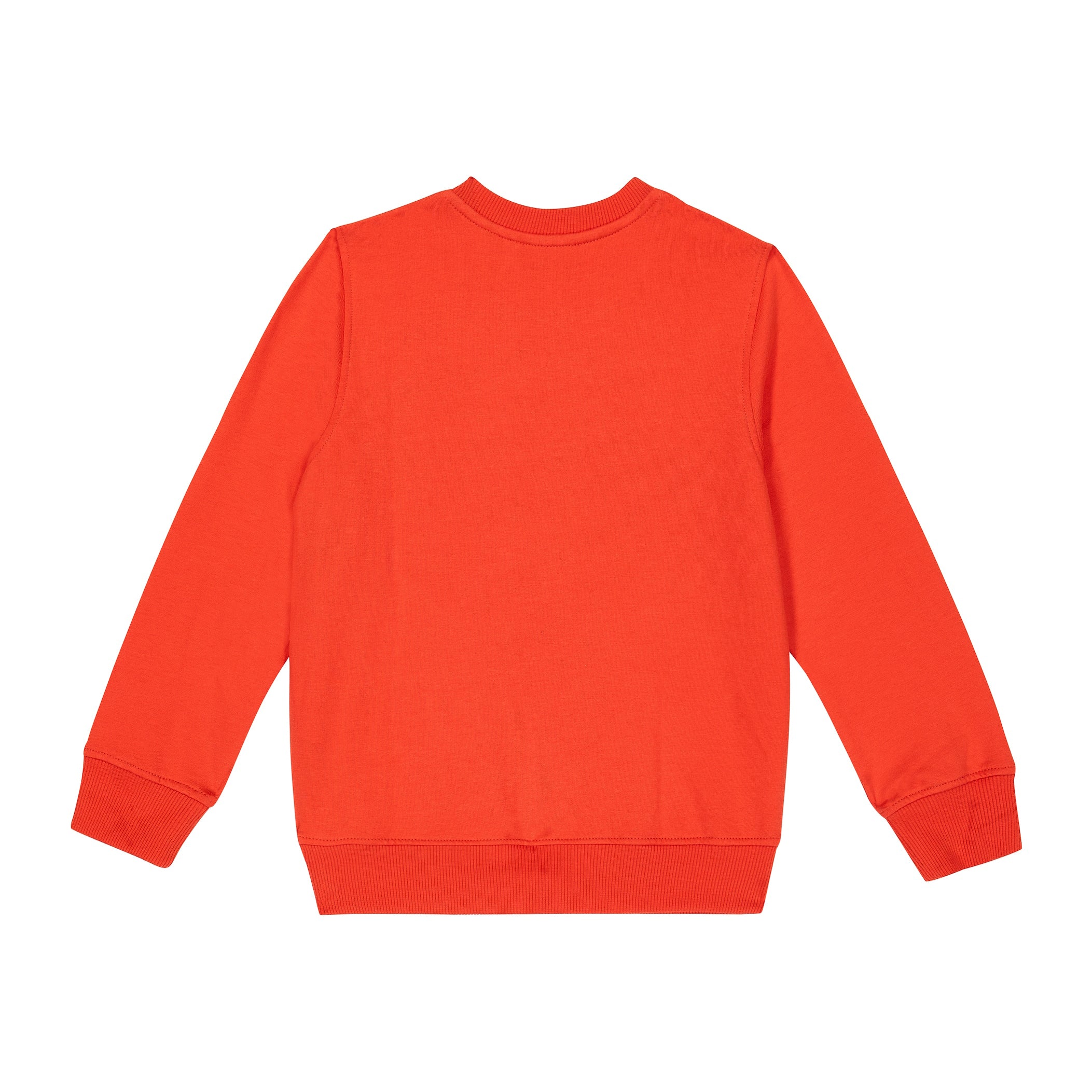 Boys & Girls Red Printed Cotton Sweatshirt