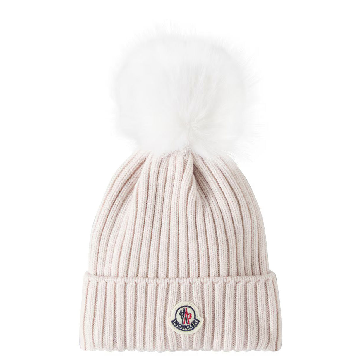 Girls Light Pink Knit Wool Hat