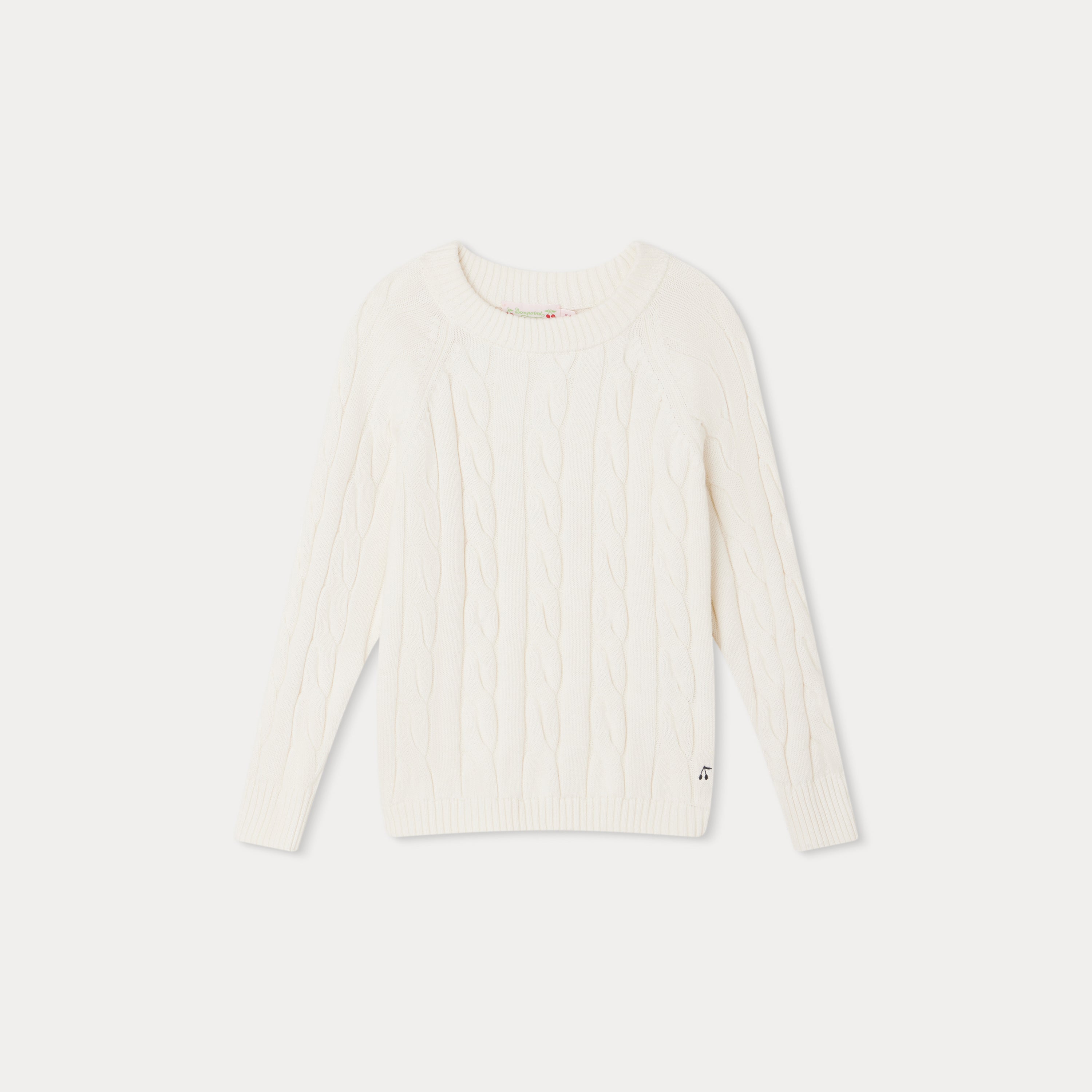 Girls White Sweater