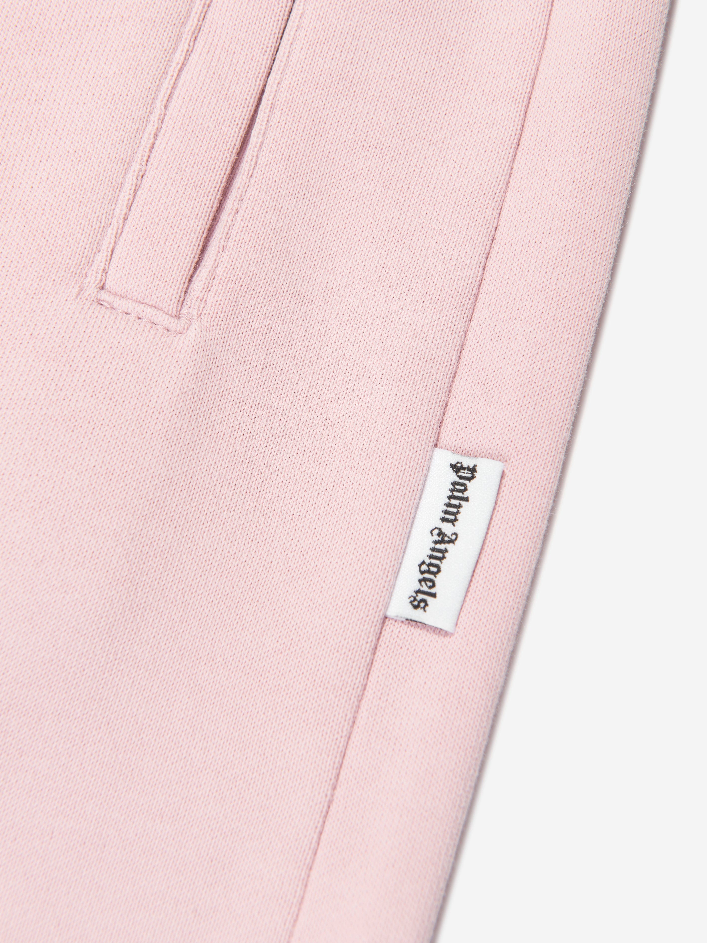 Palm Angels Girls Smiley Brush Joggers in Pink