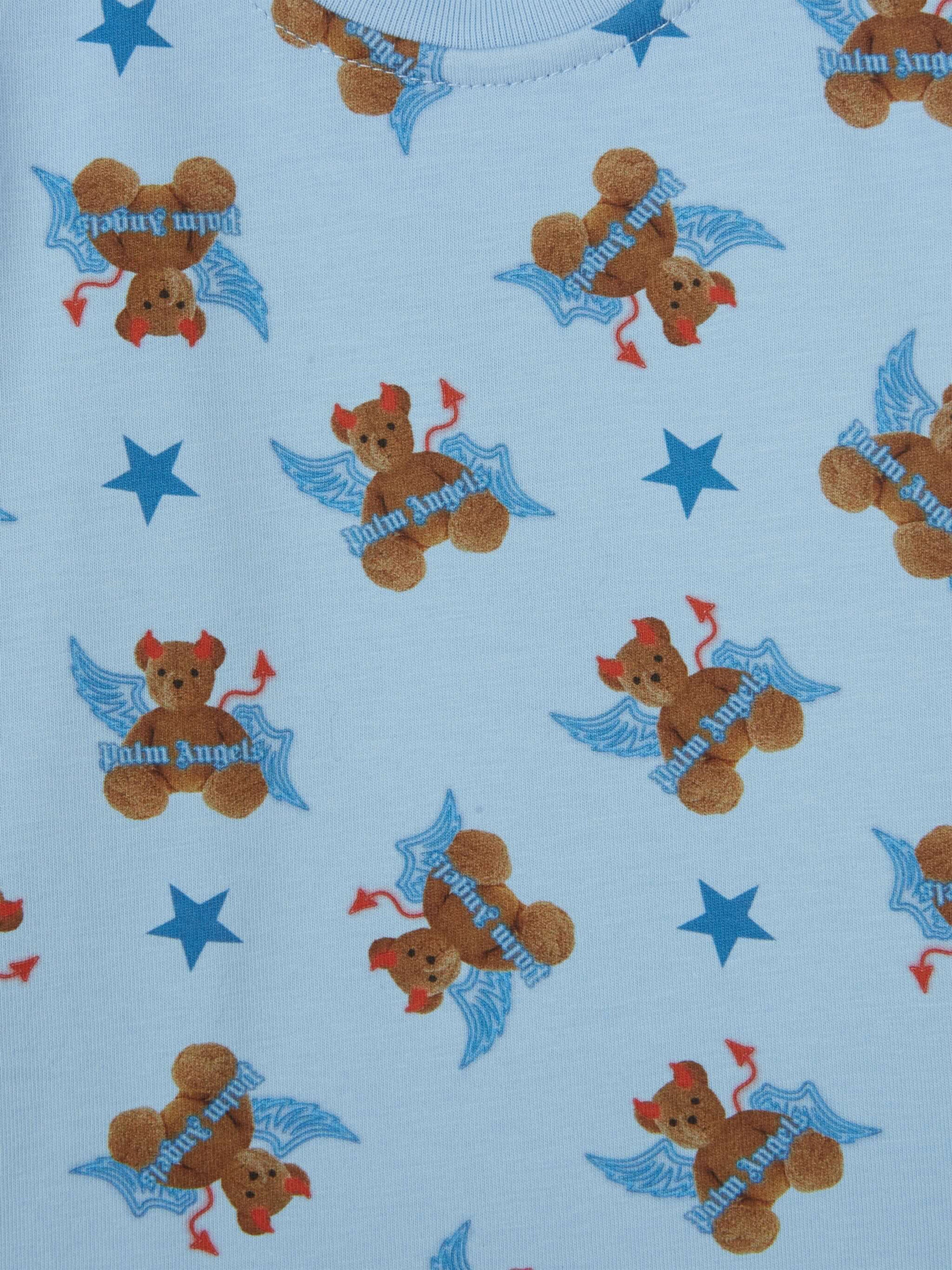 Palm Angels Baby Boys Bear Devil T-Shirt in Blue