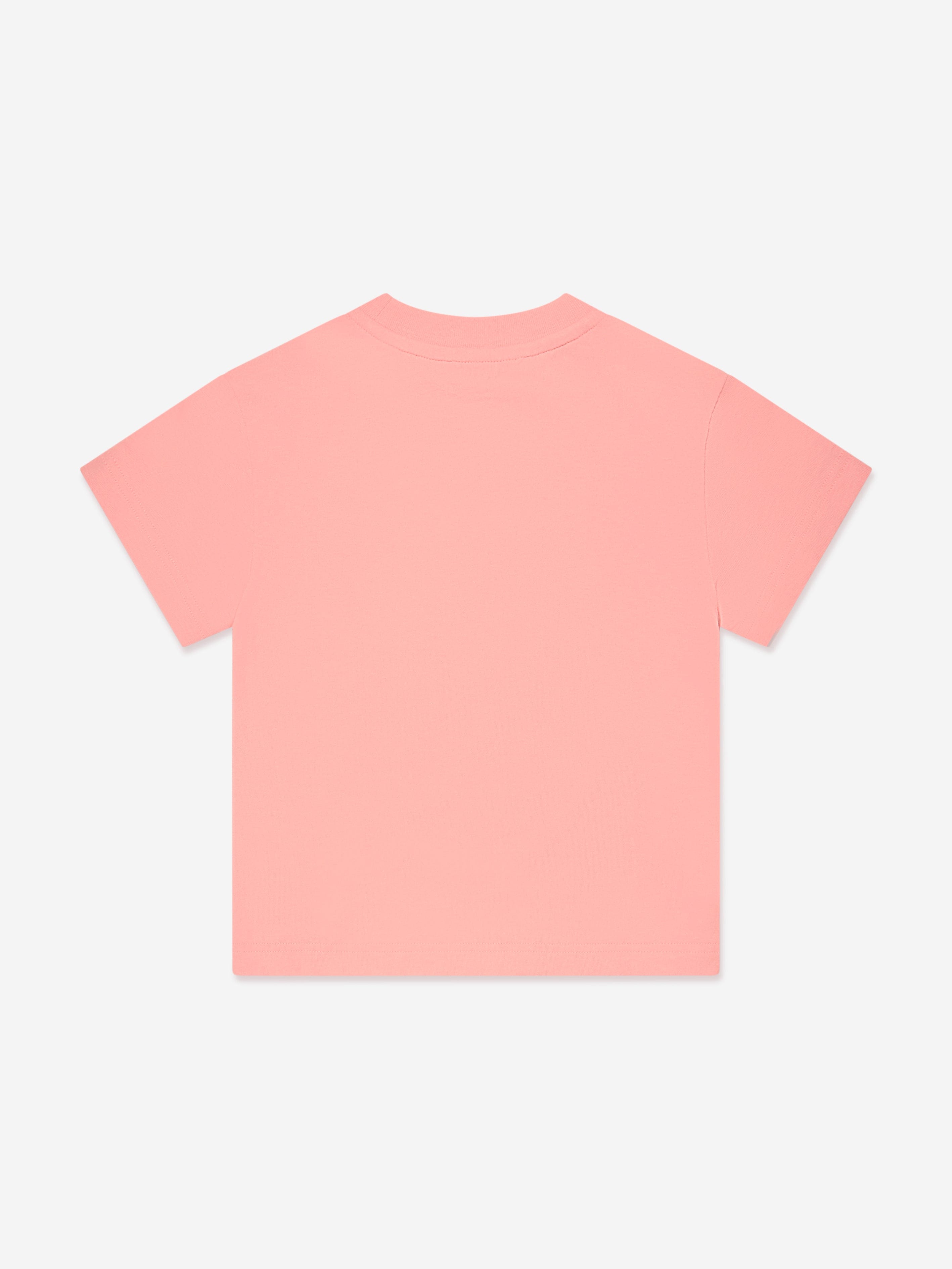 Palm Angels Girls Bear T-Shirt in Pink