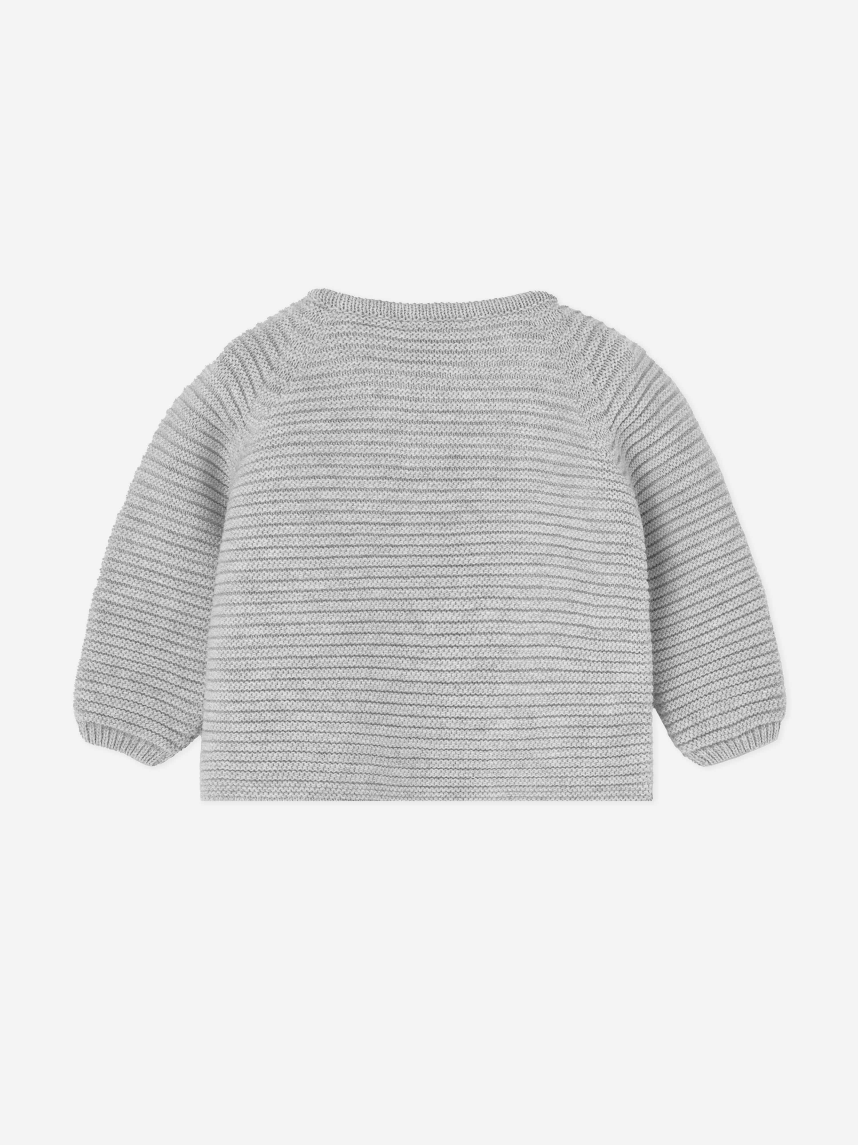 Baby Knitted Cardigan in Grey