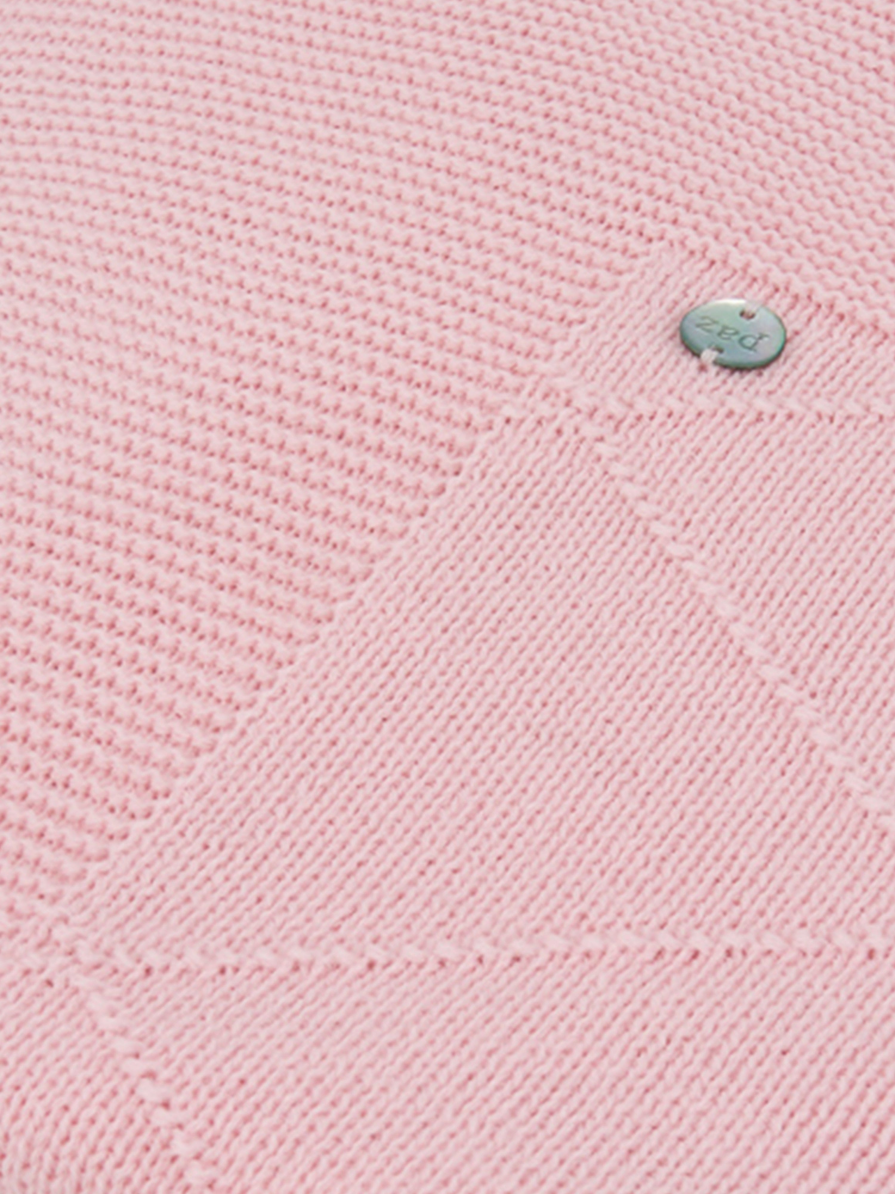 Baby Girls Wool Knit Shawl in Pink