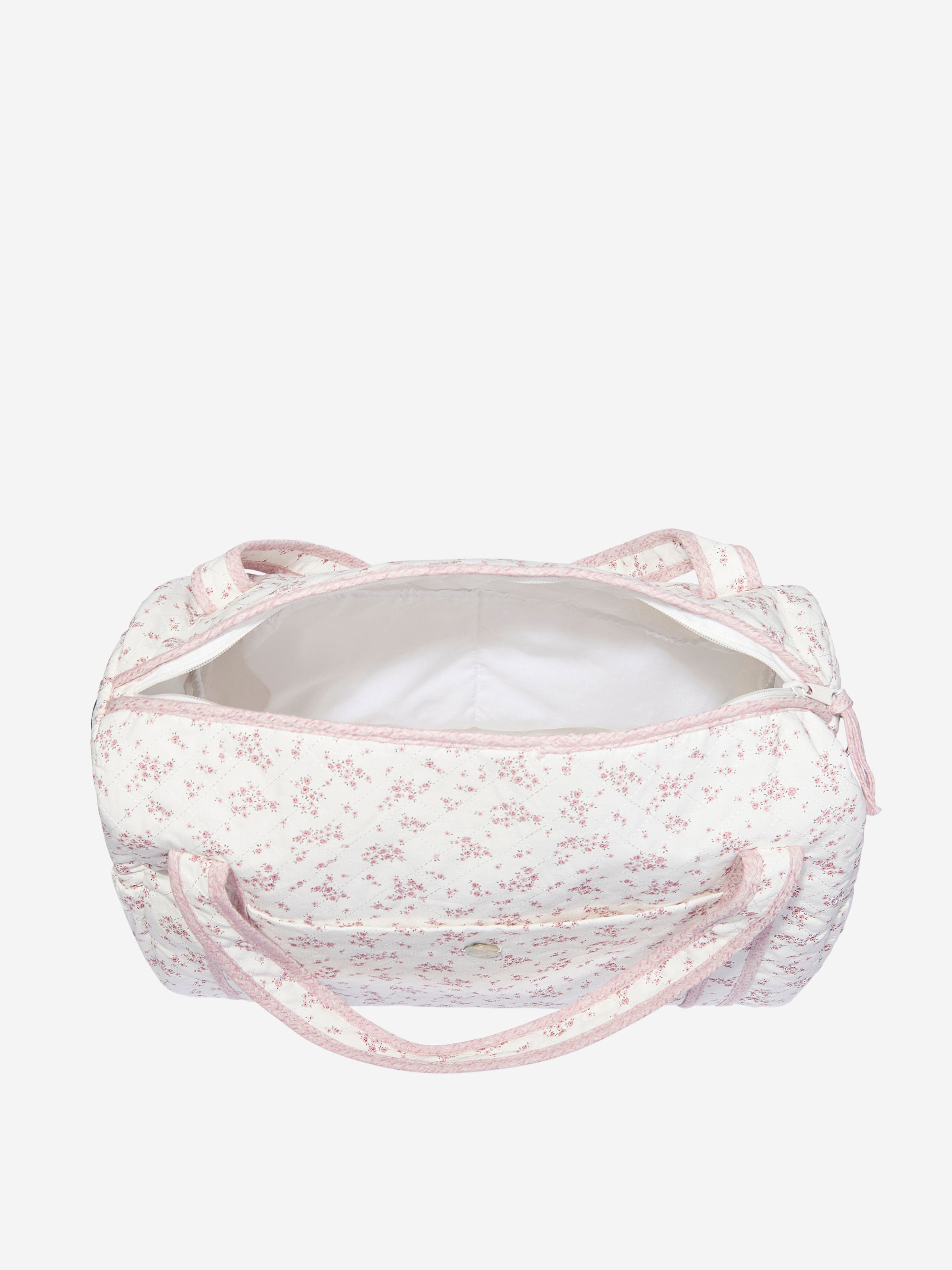 Baby Girls Floral Print Changing Bag in Pink (47 cm)