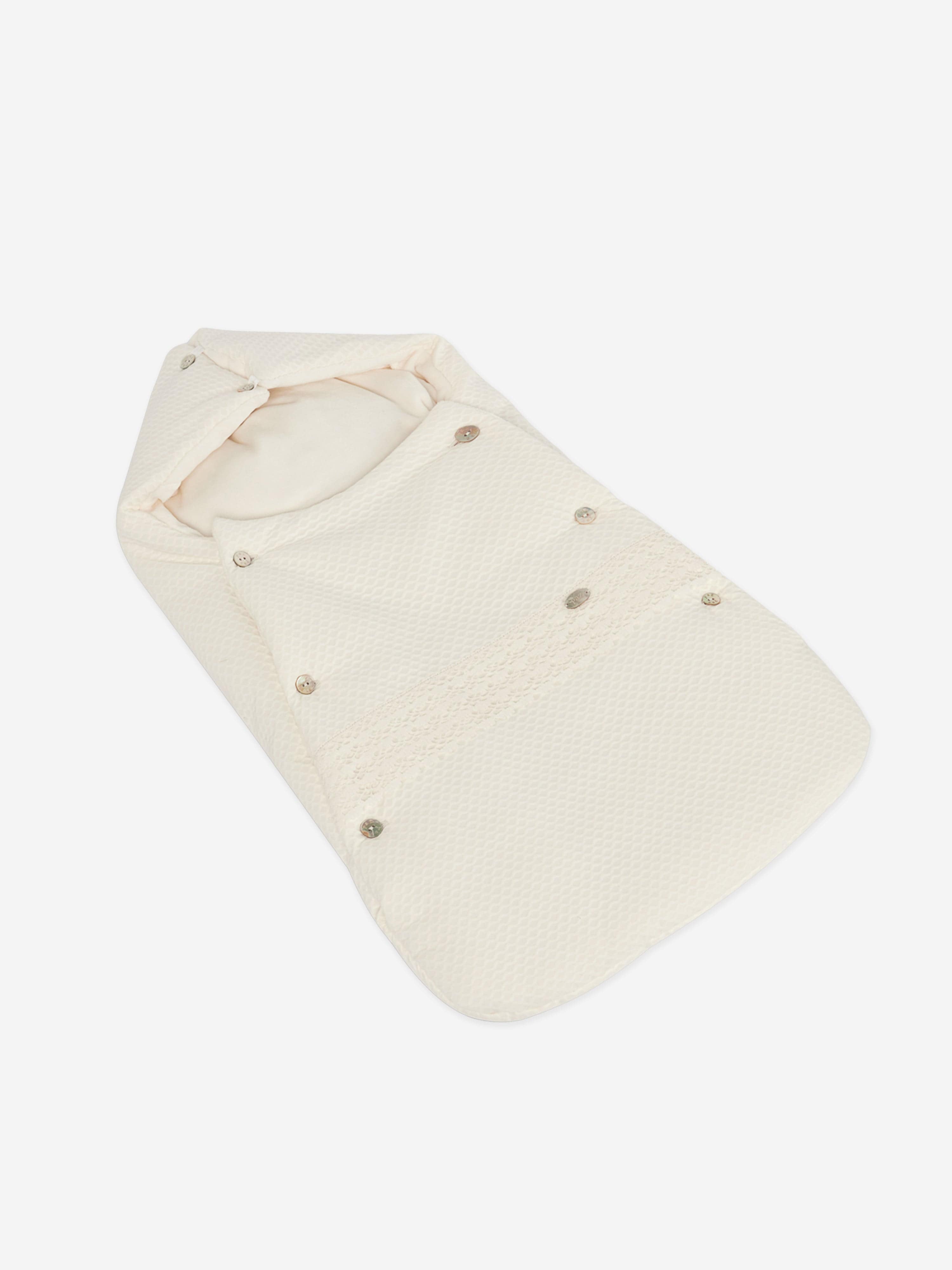 Baby Lace Trim Nest in Ivory