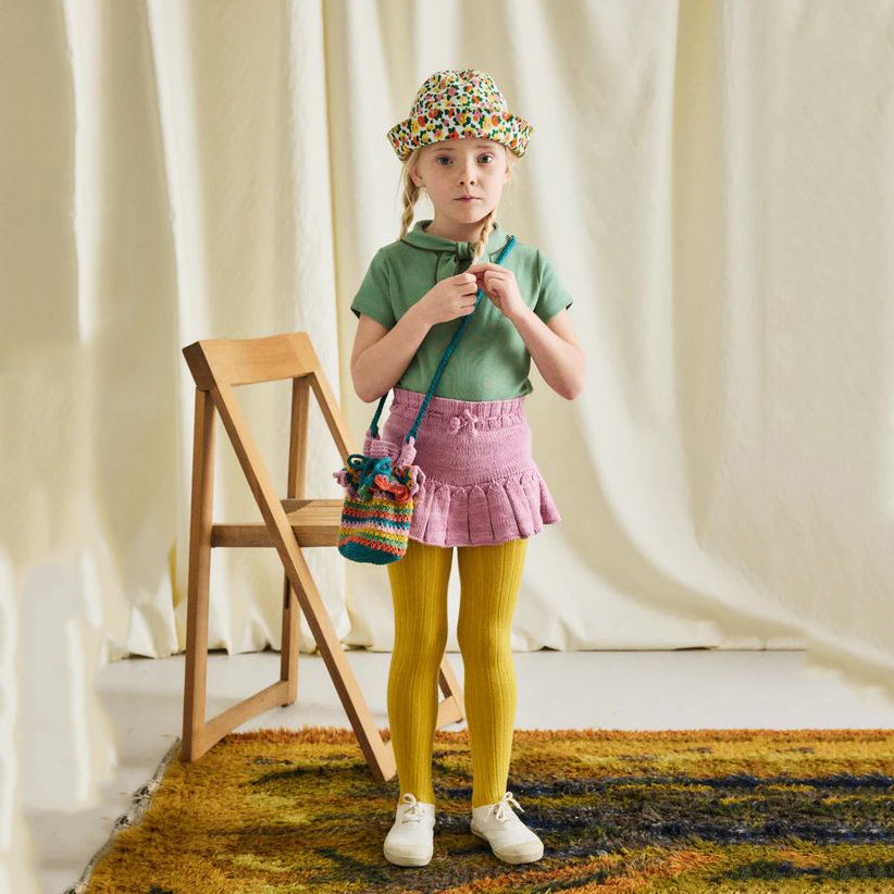 Girls Pink Knit Skirt