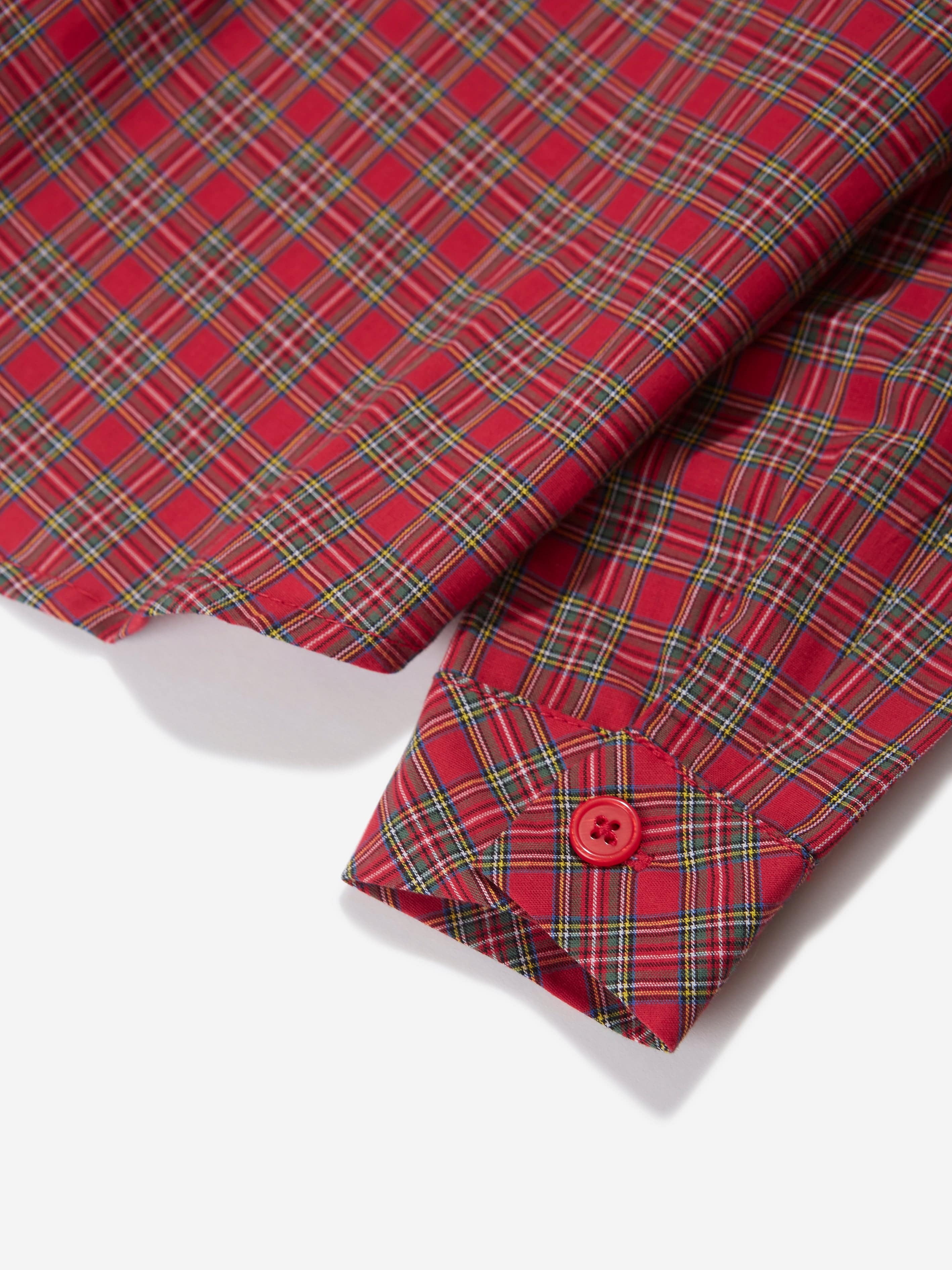 Rachel Riley Boys Tartan Shirt in Red