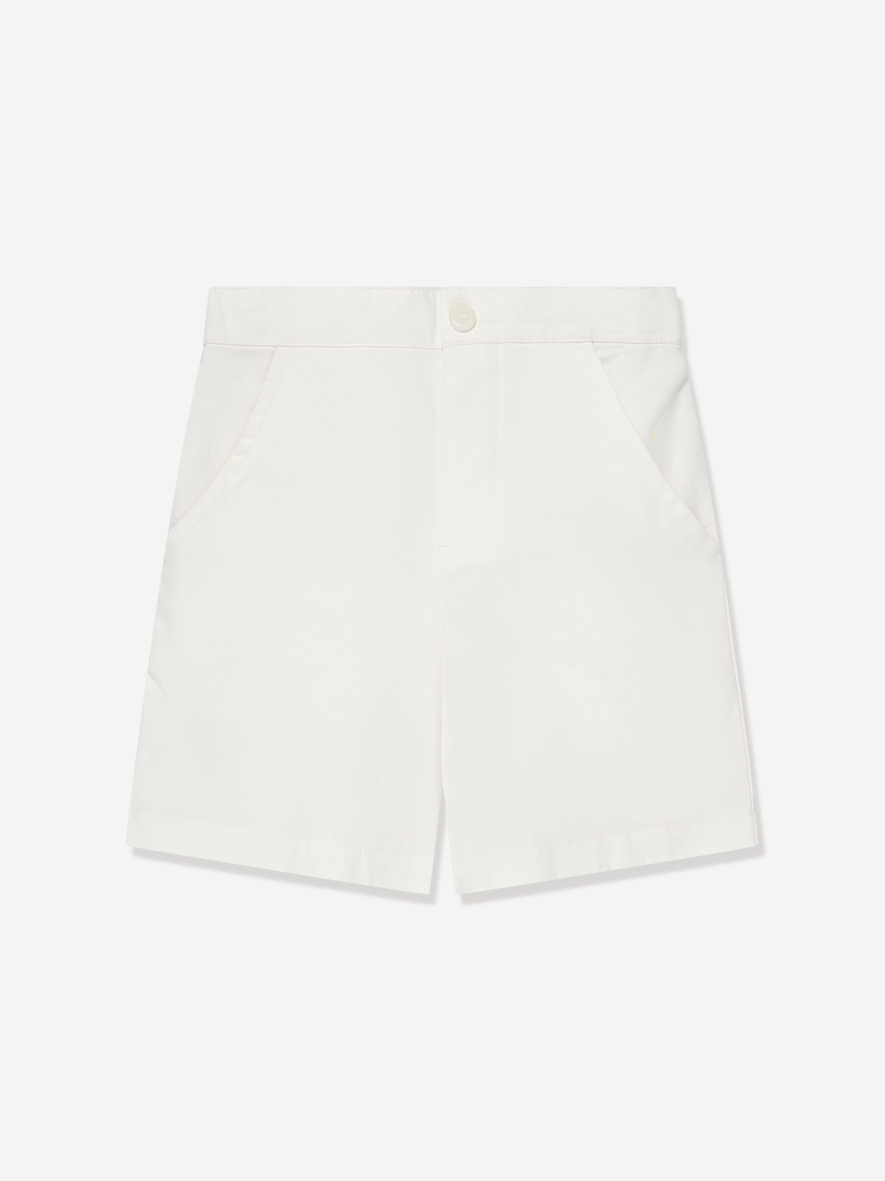 Rachel Riley Boys Chino Shorts in Ivory