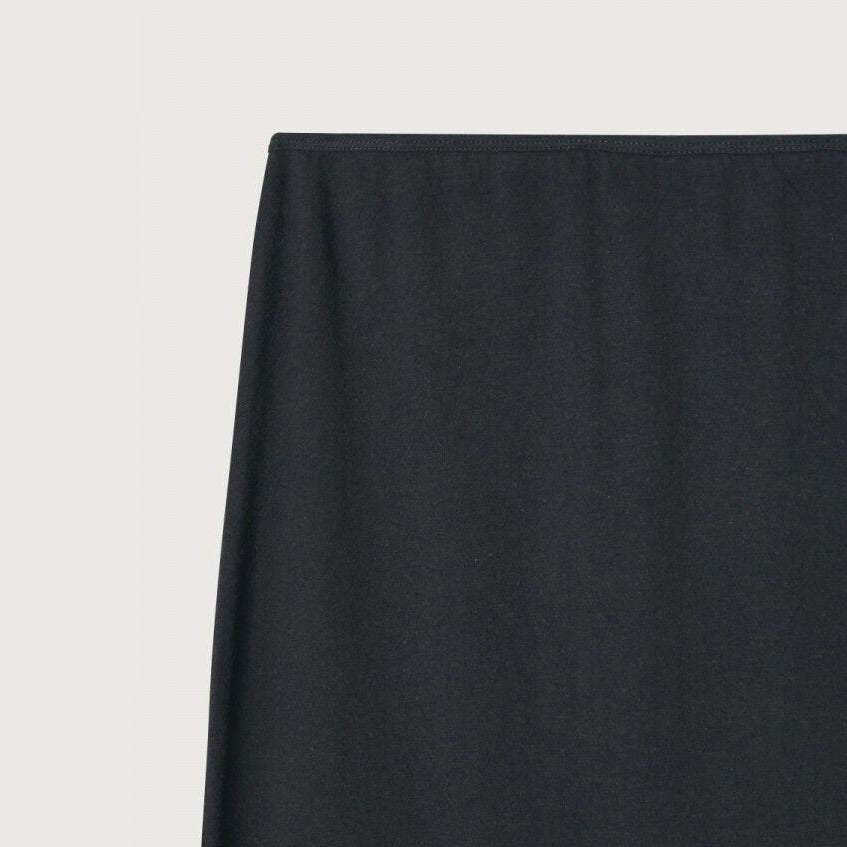 Girls Black Cotton Skirt