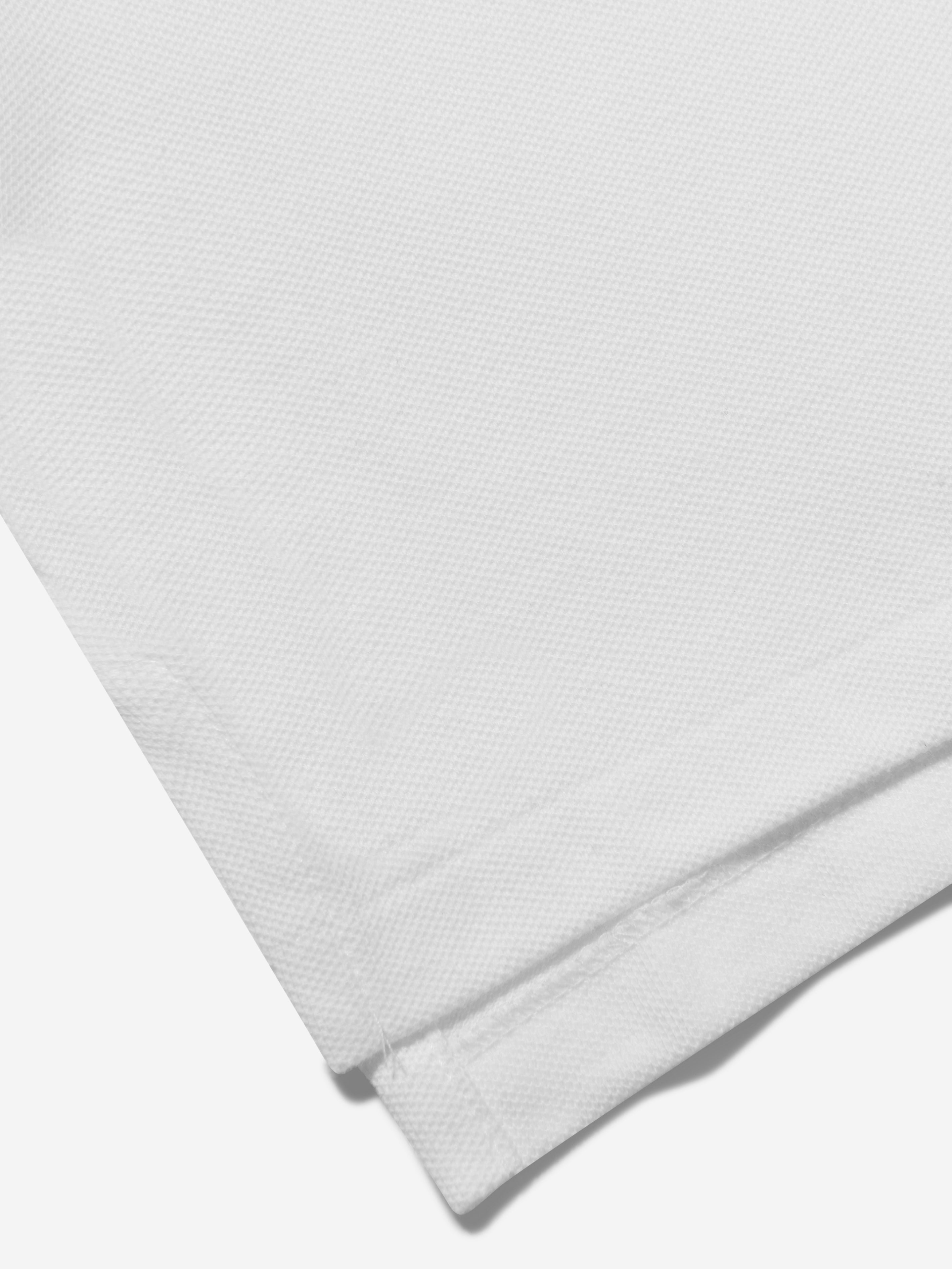 Boys Custom Fit Polo Shirt in White