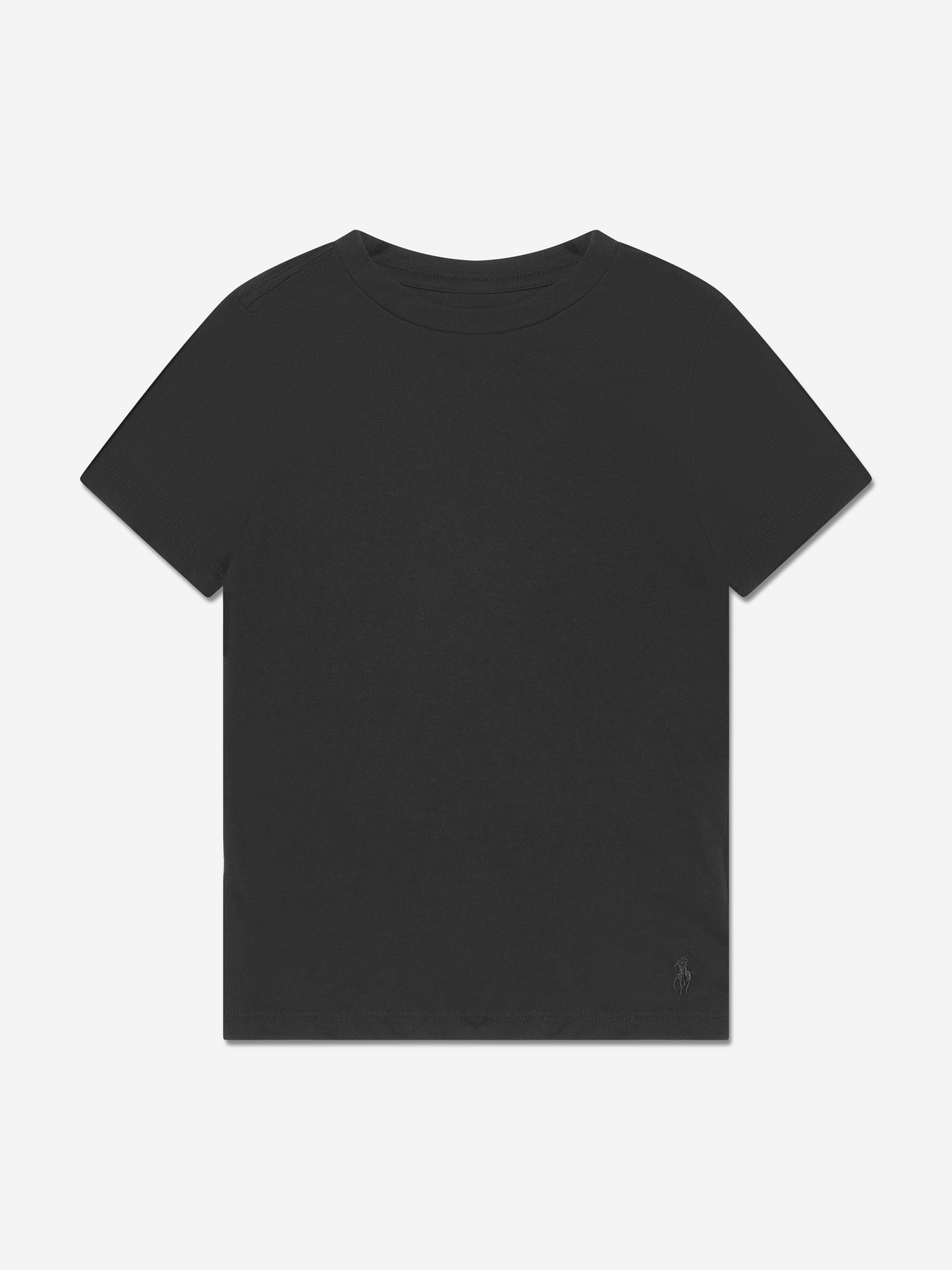 Ralph Lauren Boys 2 Pack T-Shirts Set in White