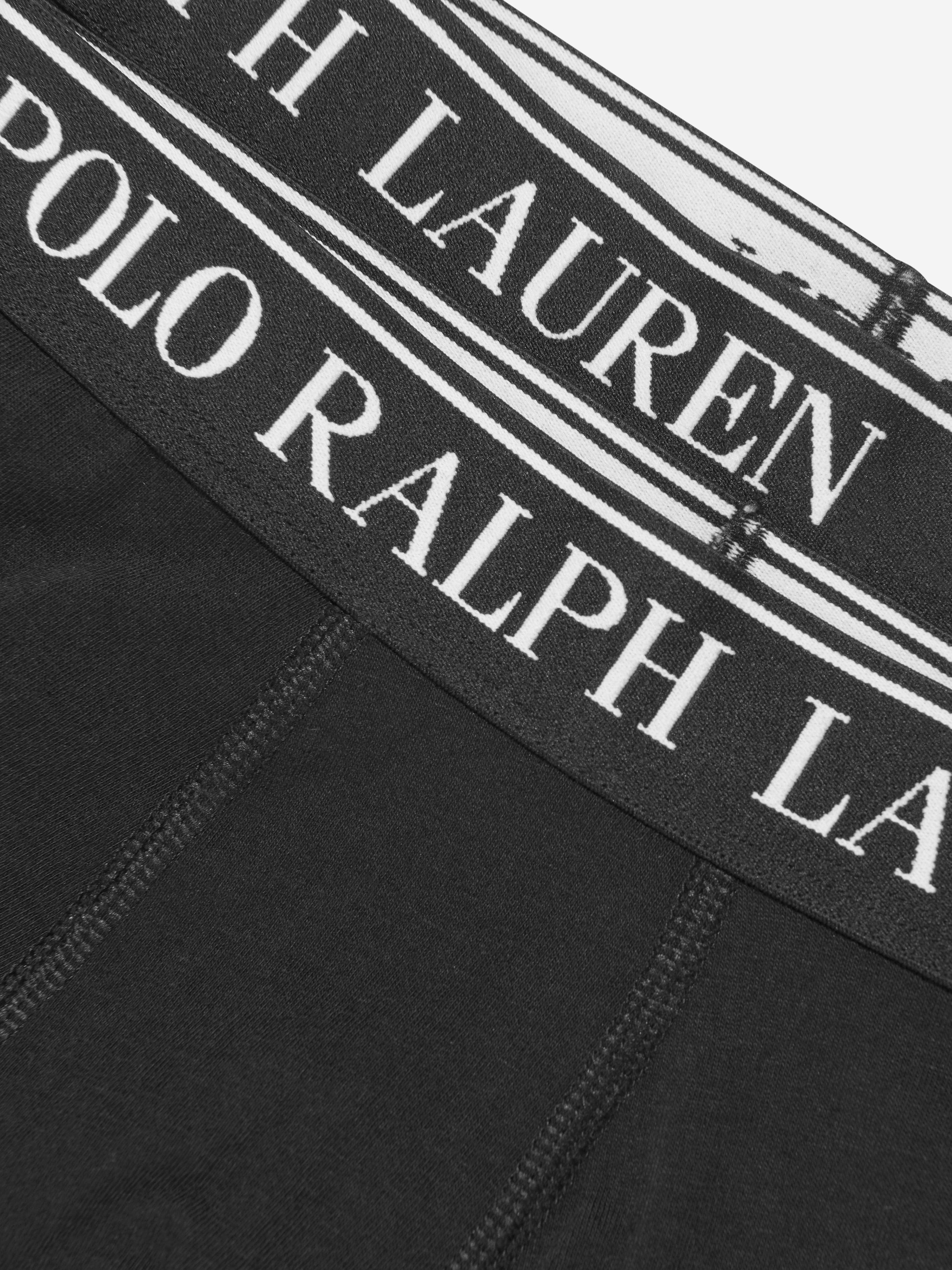 Ralph Lauren Boys 2 Pack Boxer Shorts Set in Black