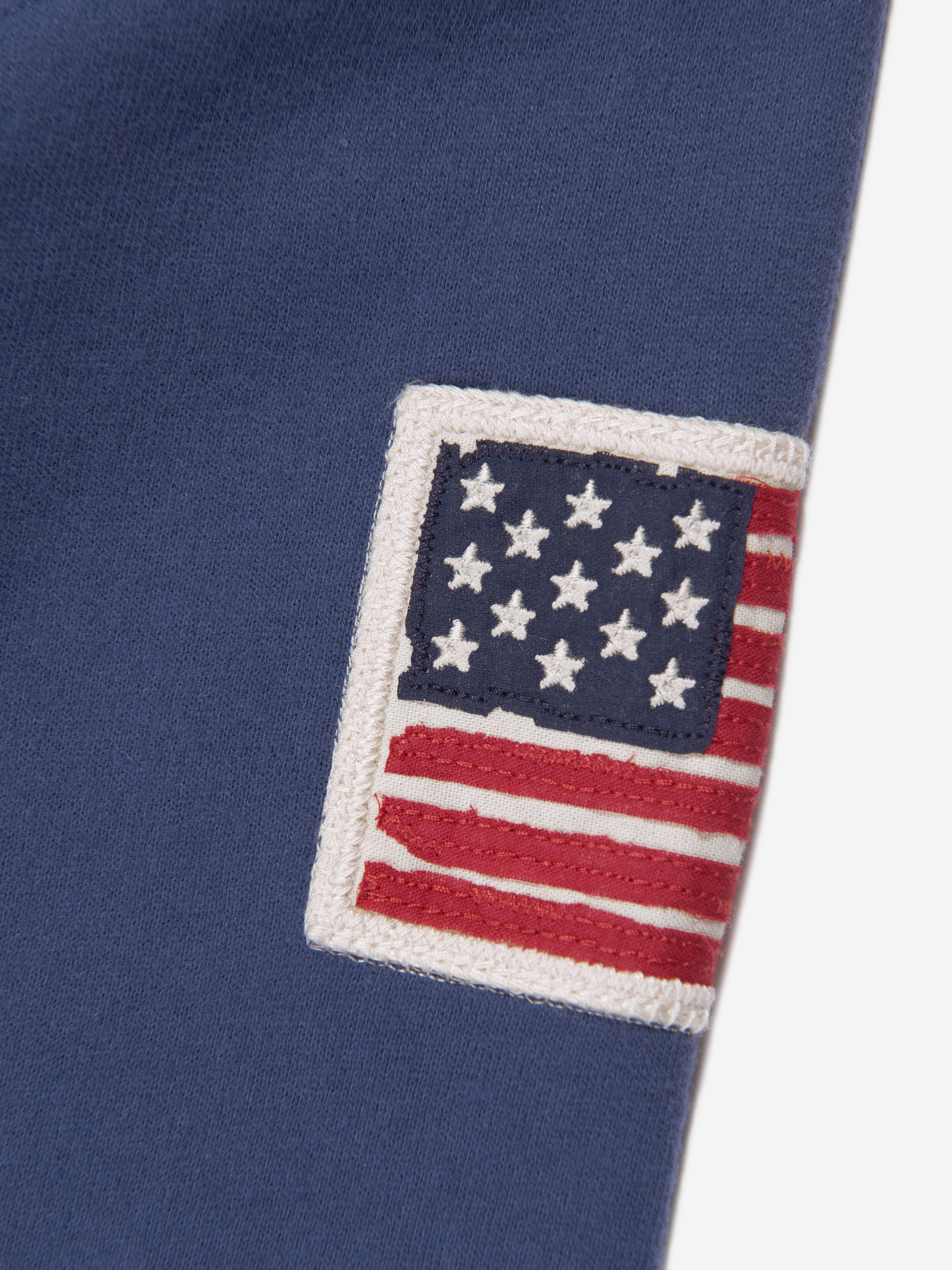 Girls Polo Hoodie in Navy
