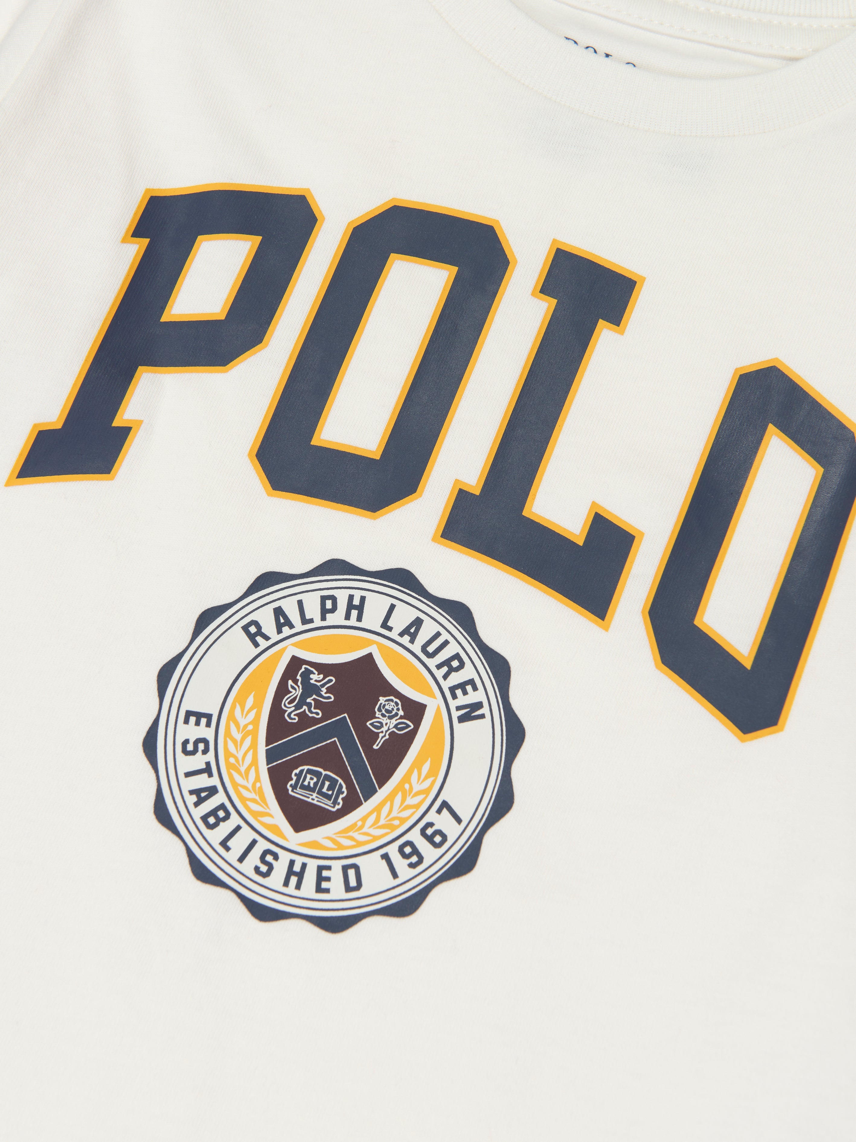 Girls Varsity Polo T-Shirt in White