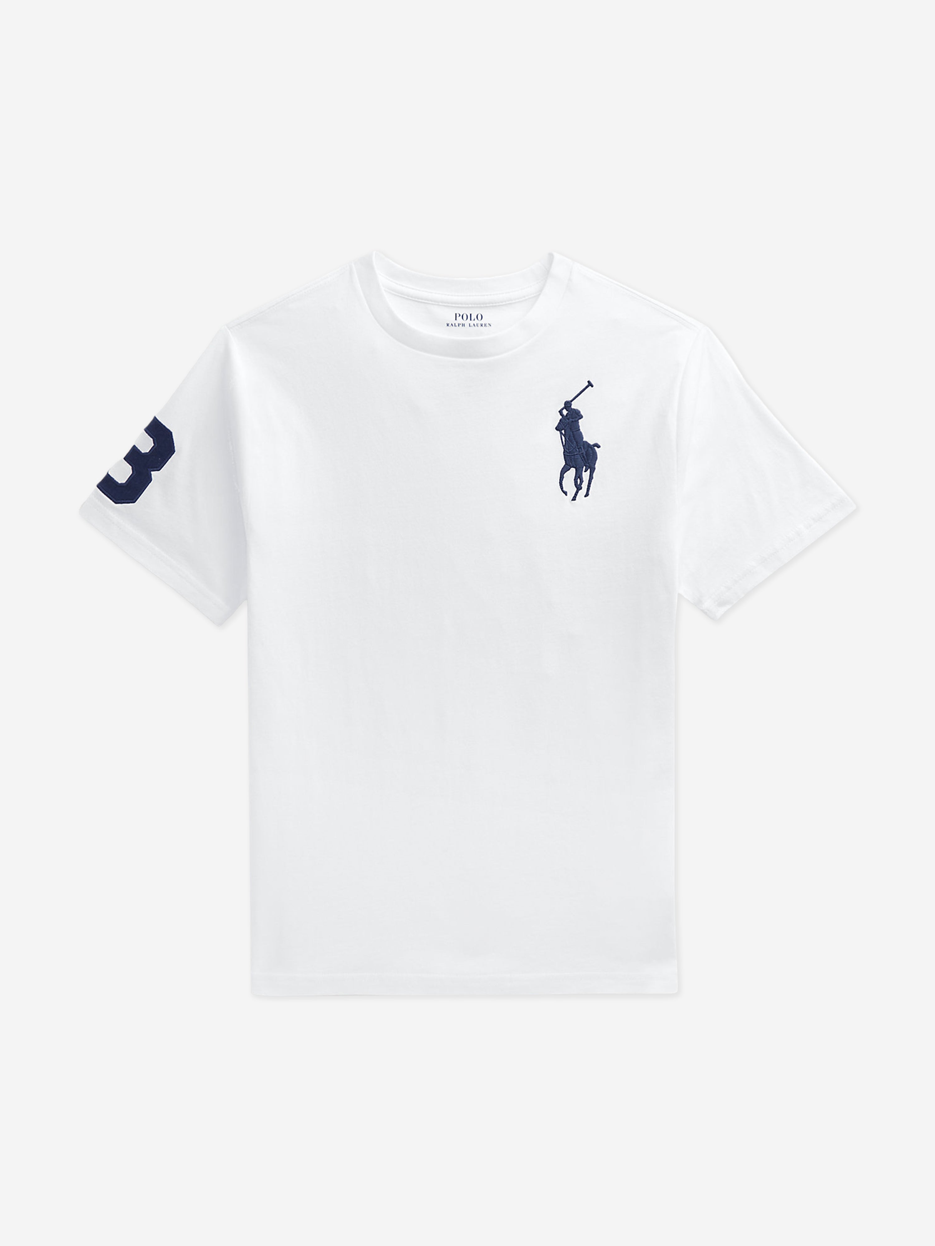 Ralph Lauren Boys Logo T-Shirt in White