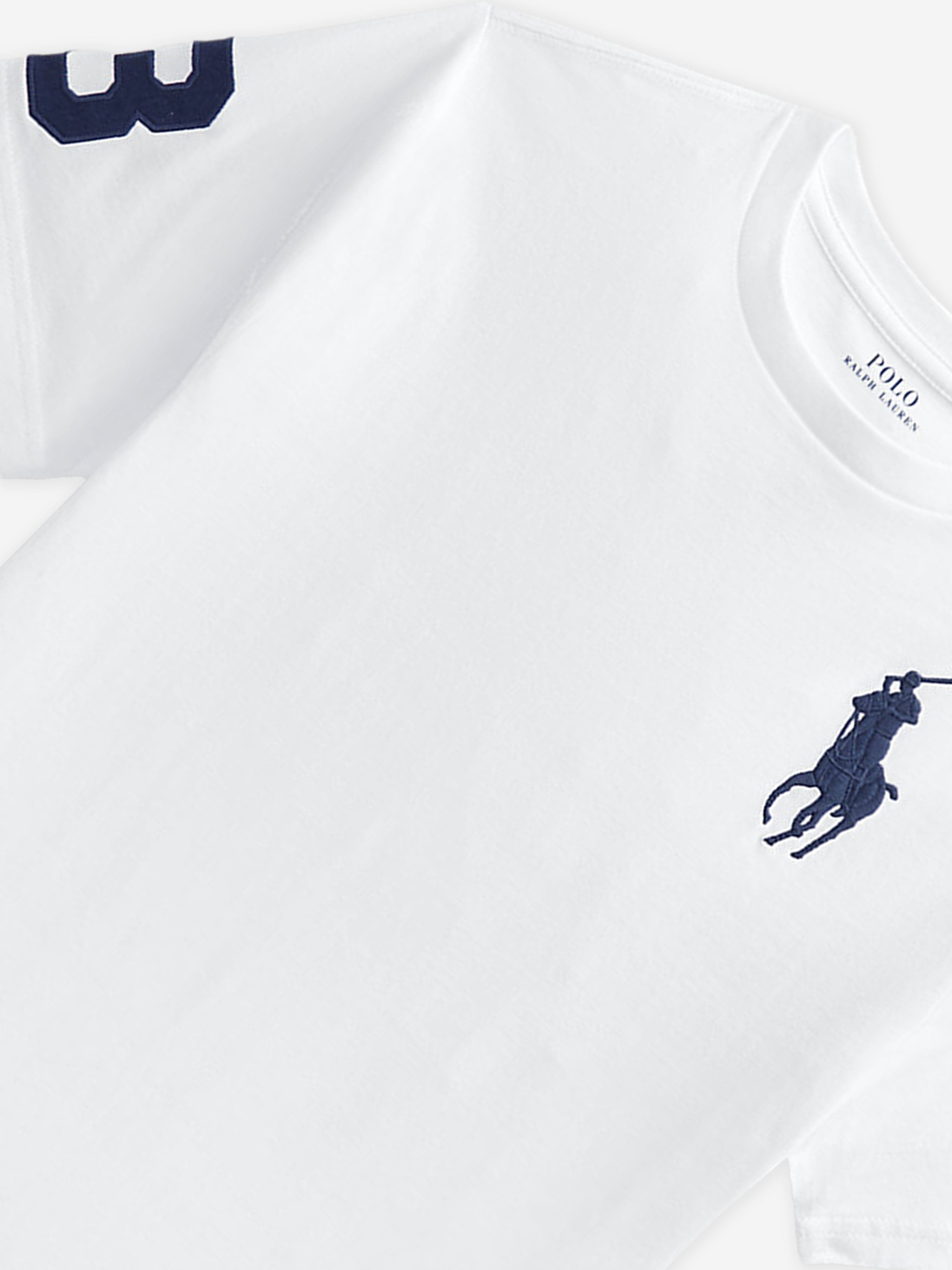 Ralph Lauren Boys Logo T-Shirt in White