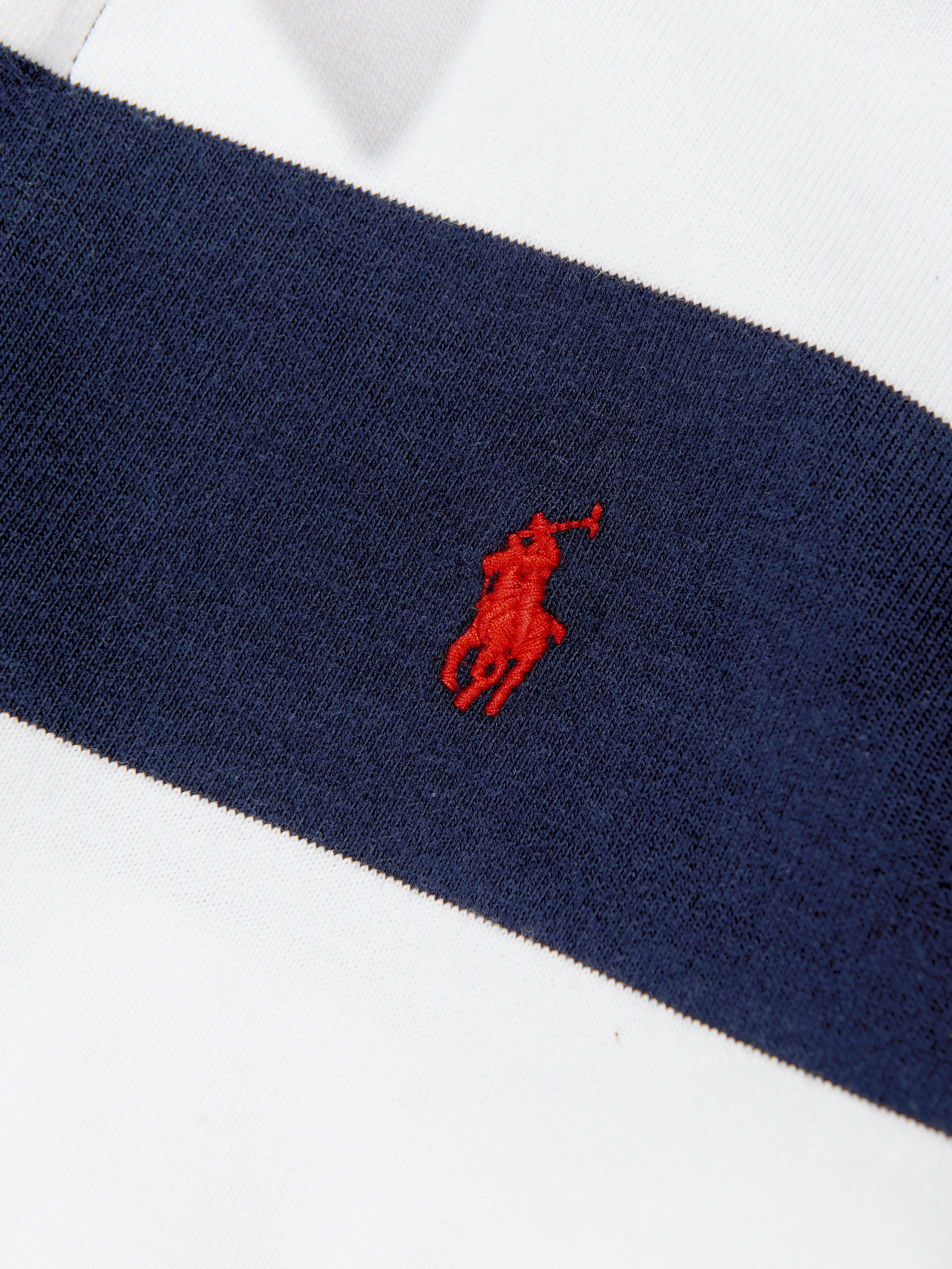 Ralph Lauren Boys Striped Rugby Shirt in Multicolour