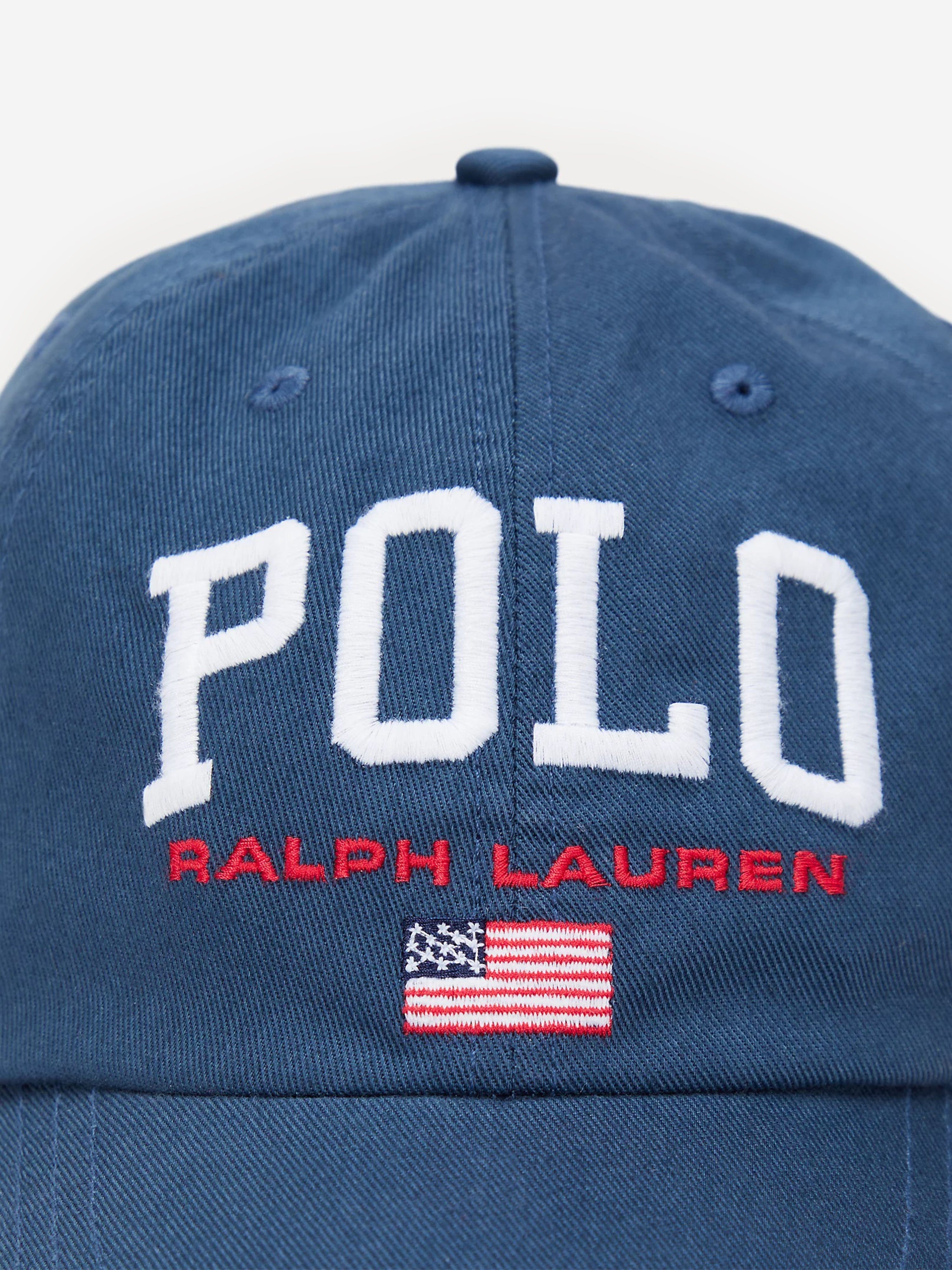 Ralph Lauren Boys Polo Logo Cap in Navy