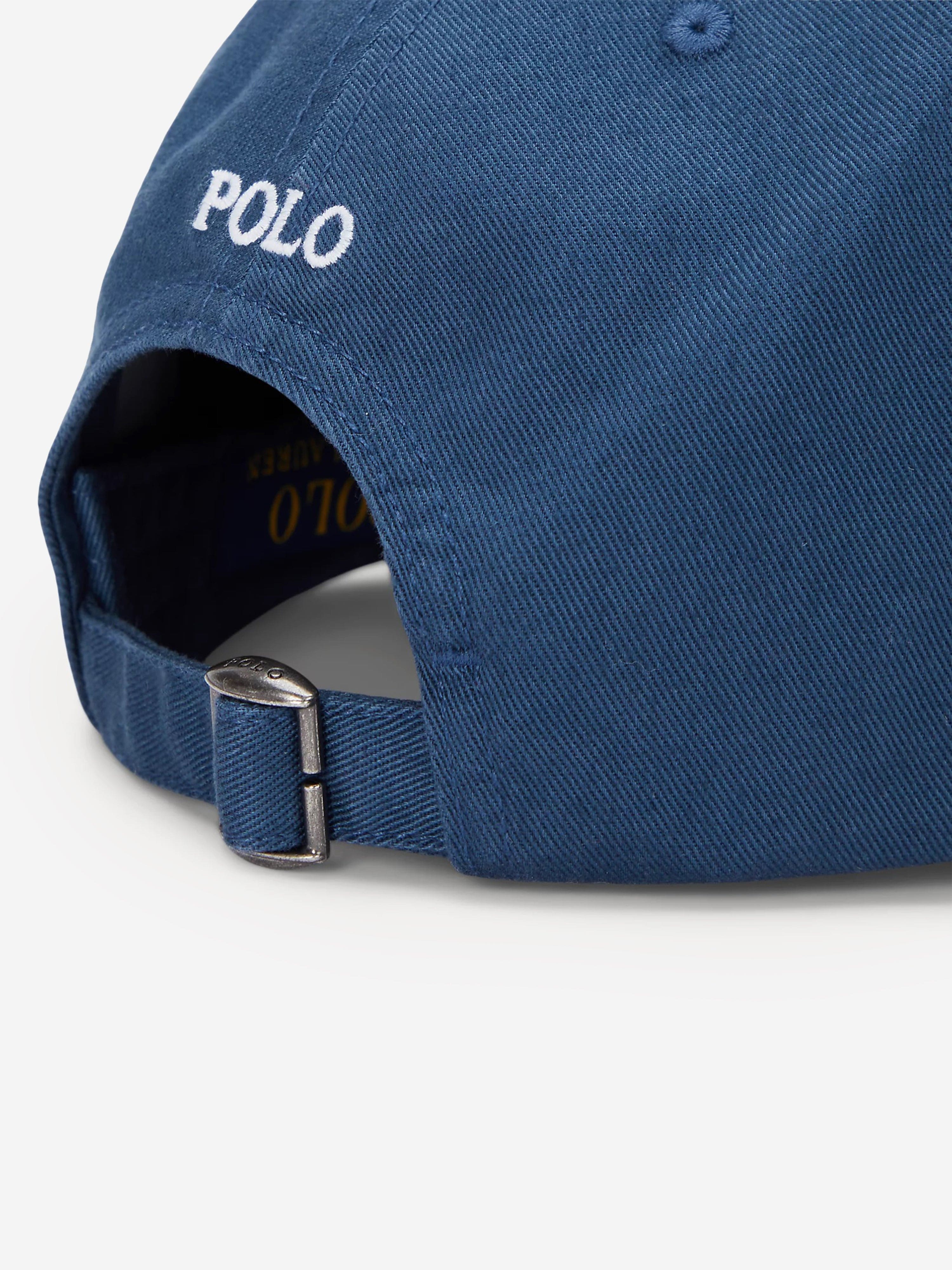 Ralph Lauren Boys Polo Logo Cap in Navy
