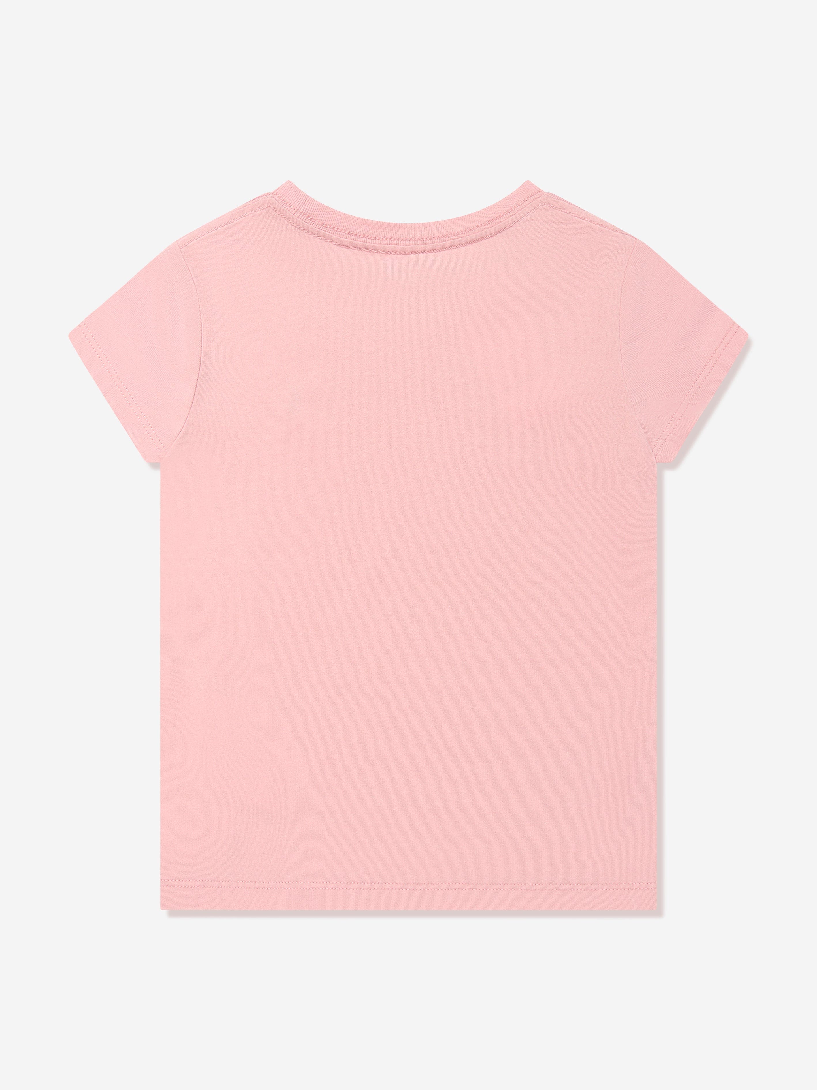 Ralph Lauren Girls Logo T-Shirt in Pink