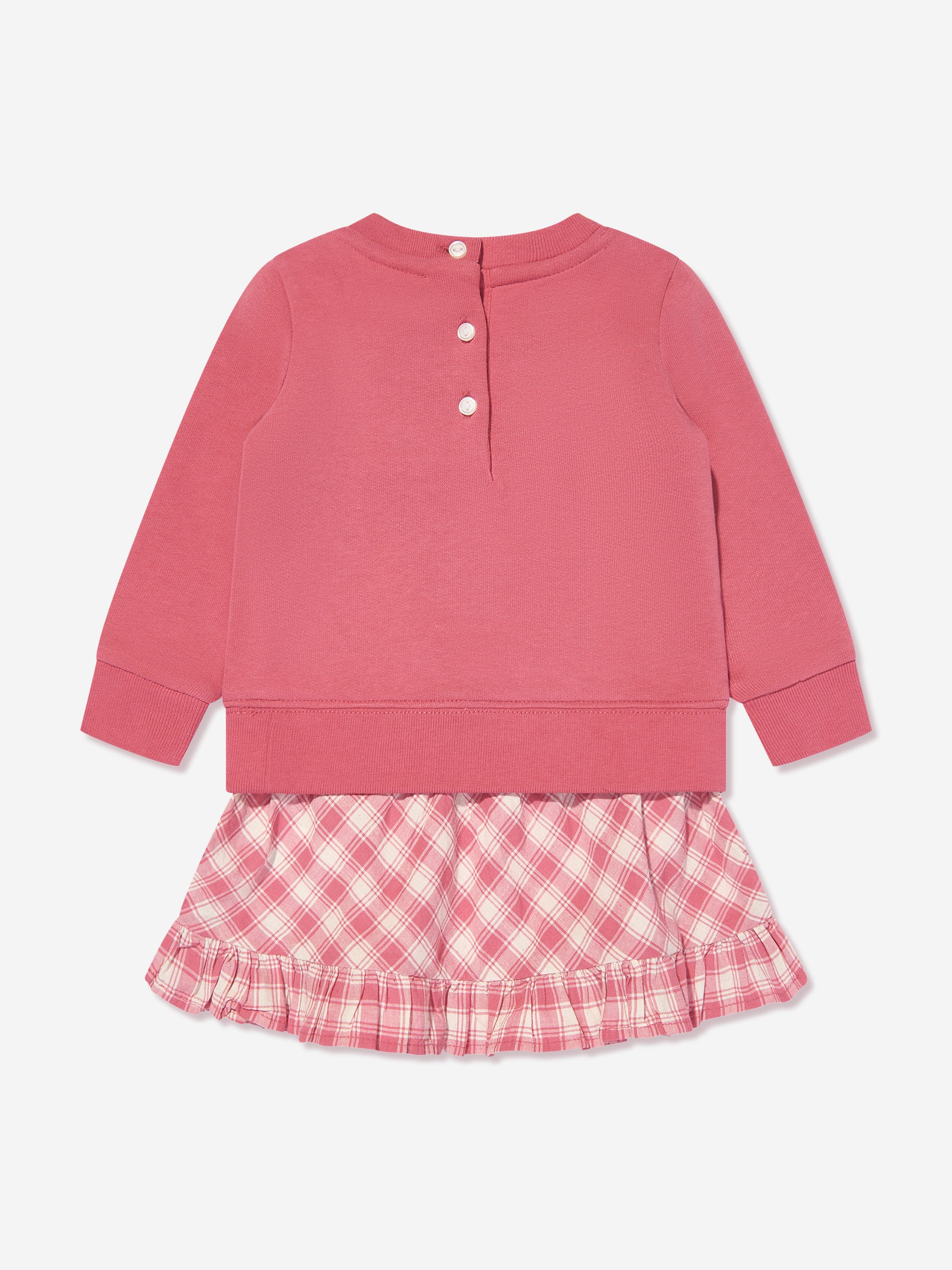 Ralph Lauren Baby Girls Sweater Dress in Pink