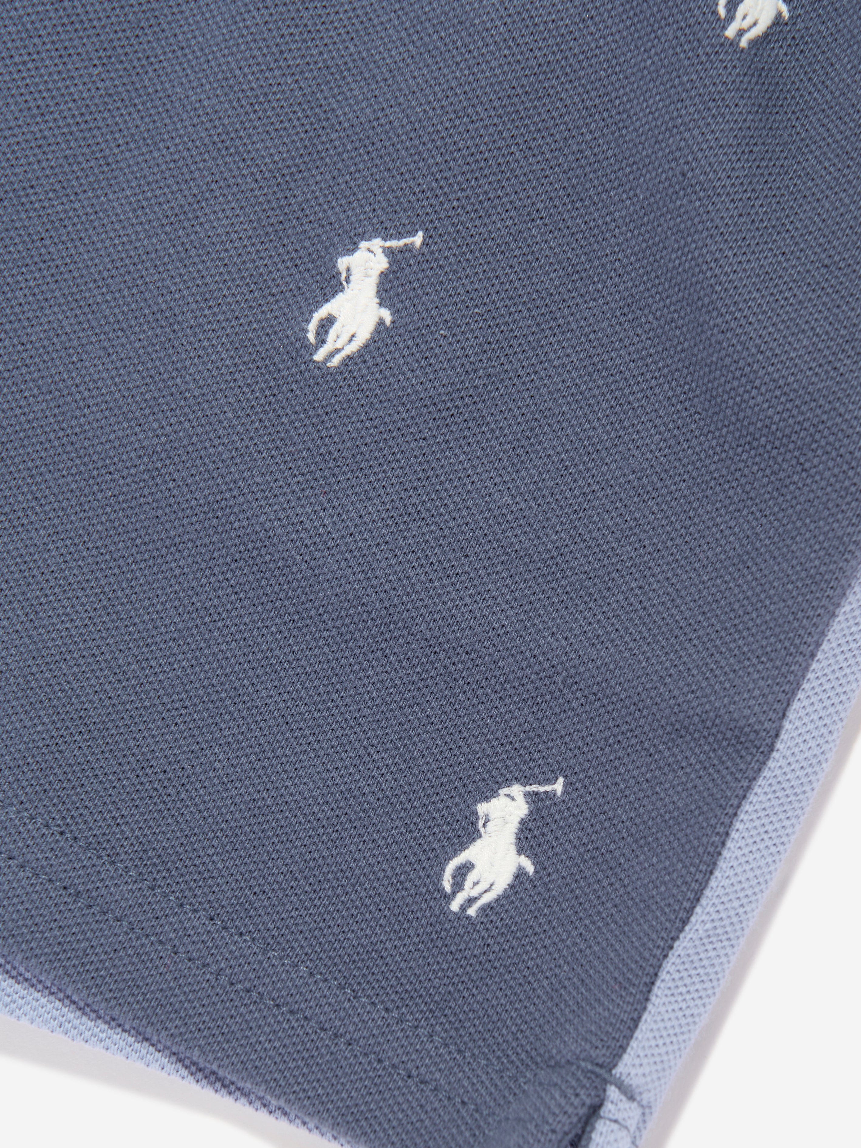 Ralph Lauren Girls Logo Shorts in Blue